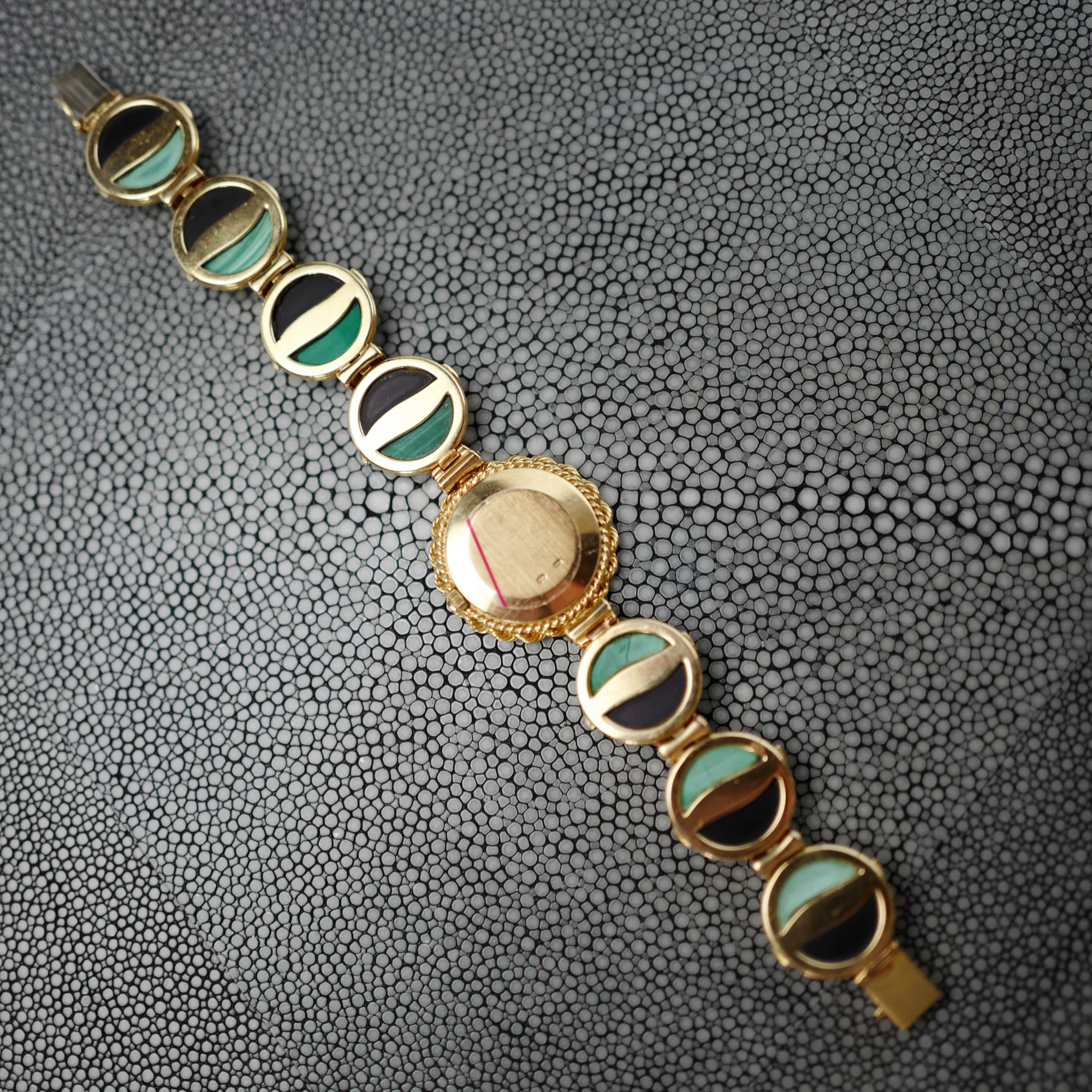 Patek Philippe Onyx, Malachite & Diamond Watch Ref. 4282 - Image 7