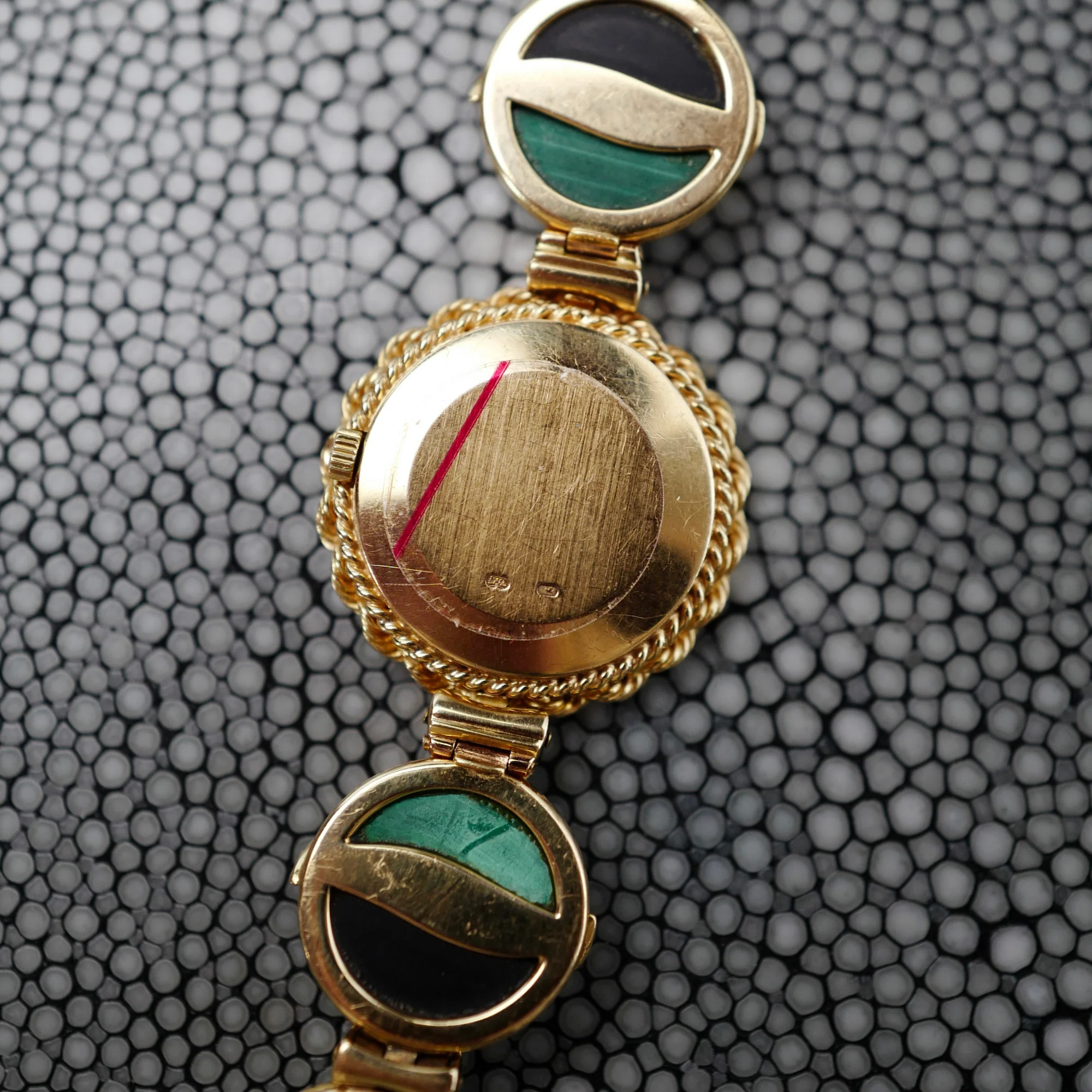 Patek Philippe Onyx, Malachite & Diamond Watch Ref. 4282 - Image 8