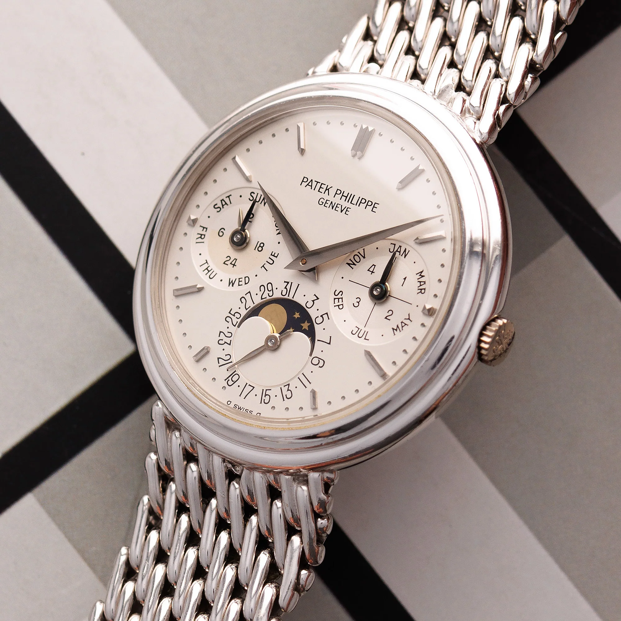 Patek Philippe Perpetual Calendar Watch Ref. 3945 - Image 2