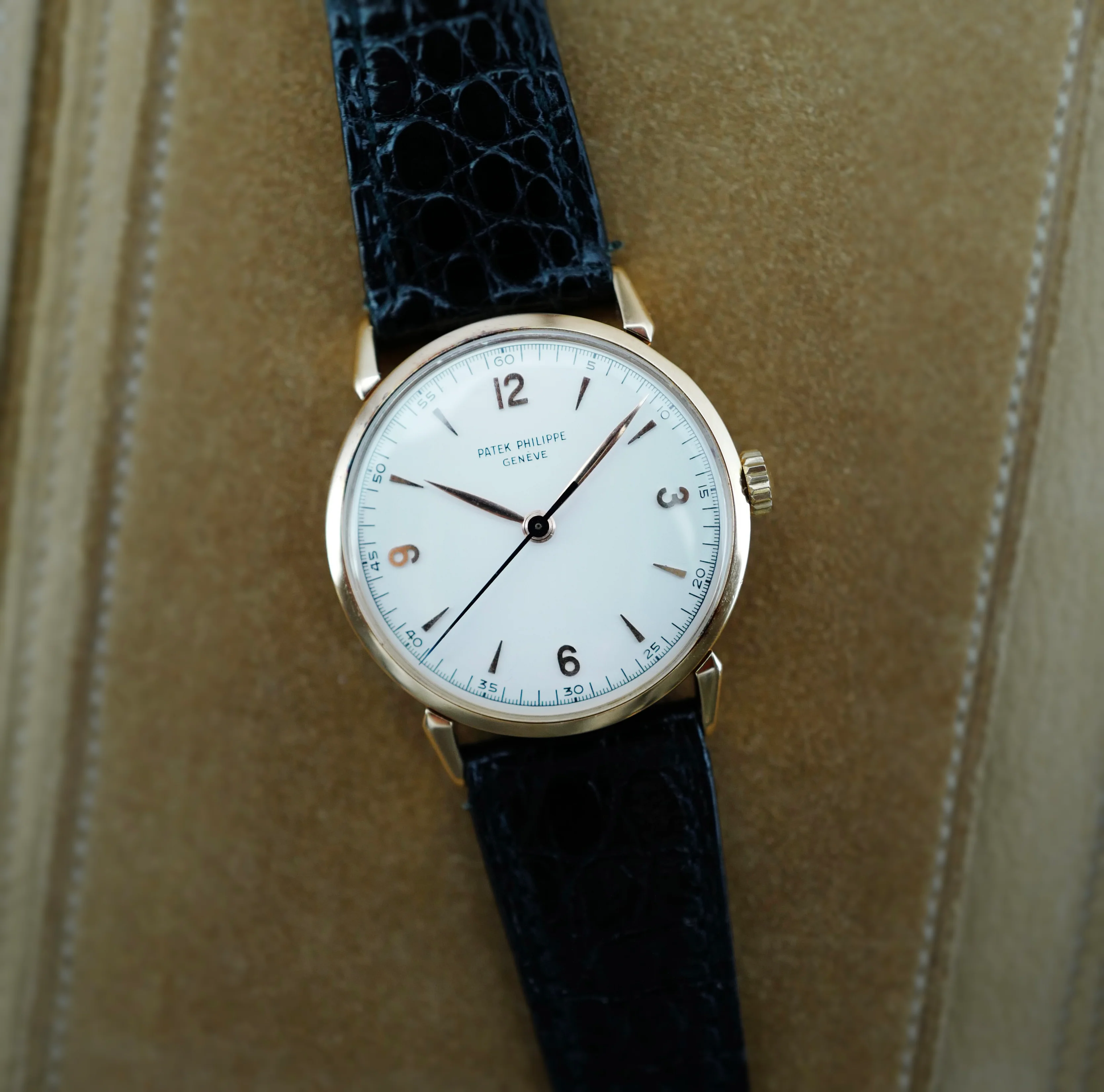 Patek Philippe Pink Gold Calatrava Ref. 1578 with Archive Circa 1953 (New Arrival)