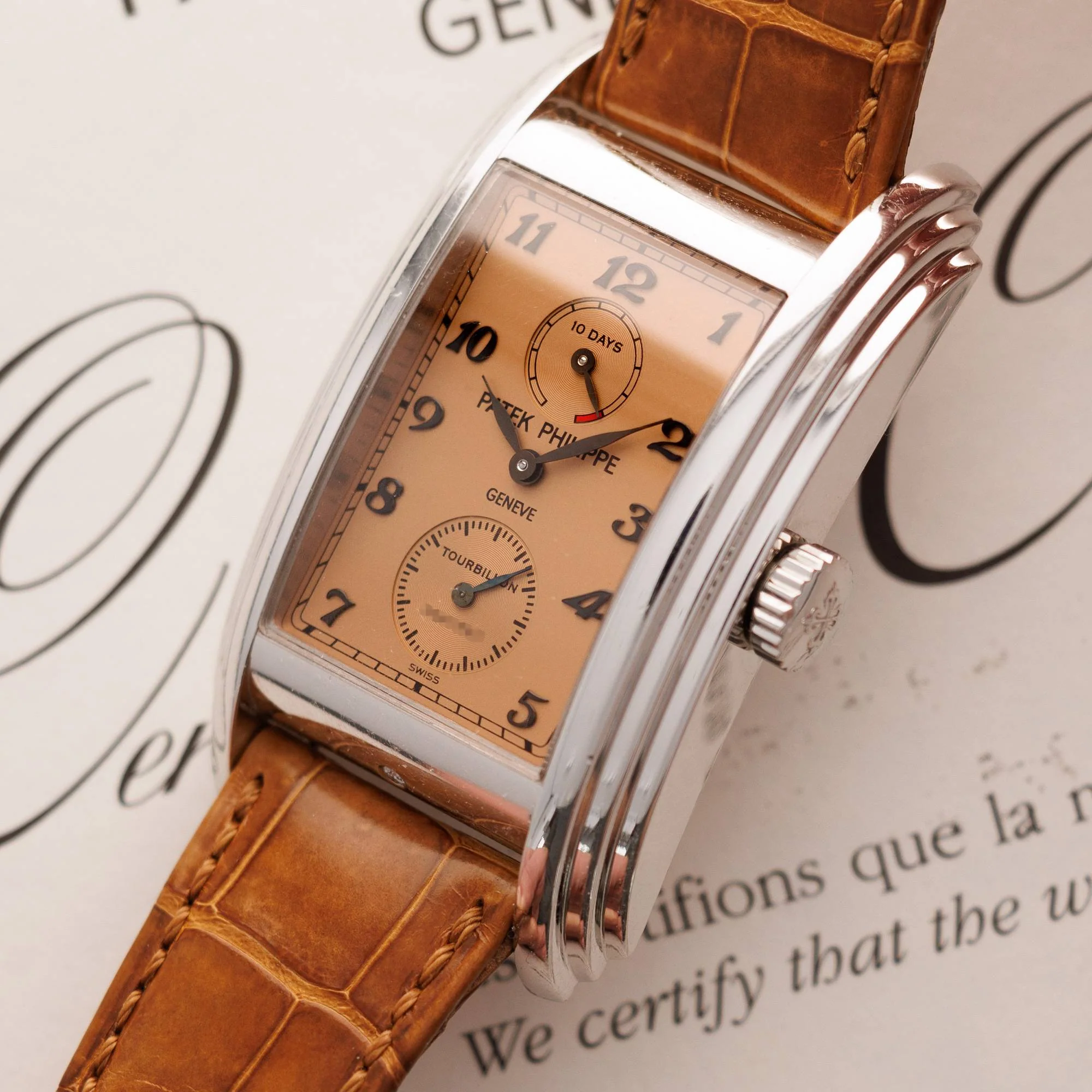 Patek Philippe Platinum 10 Day Tourbillon Ref. 5101P - Image 2