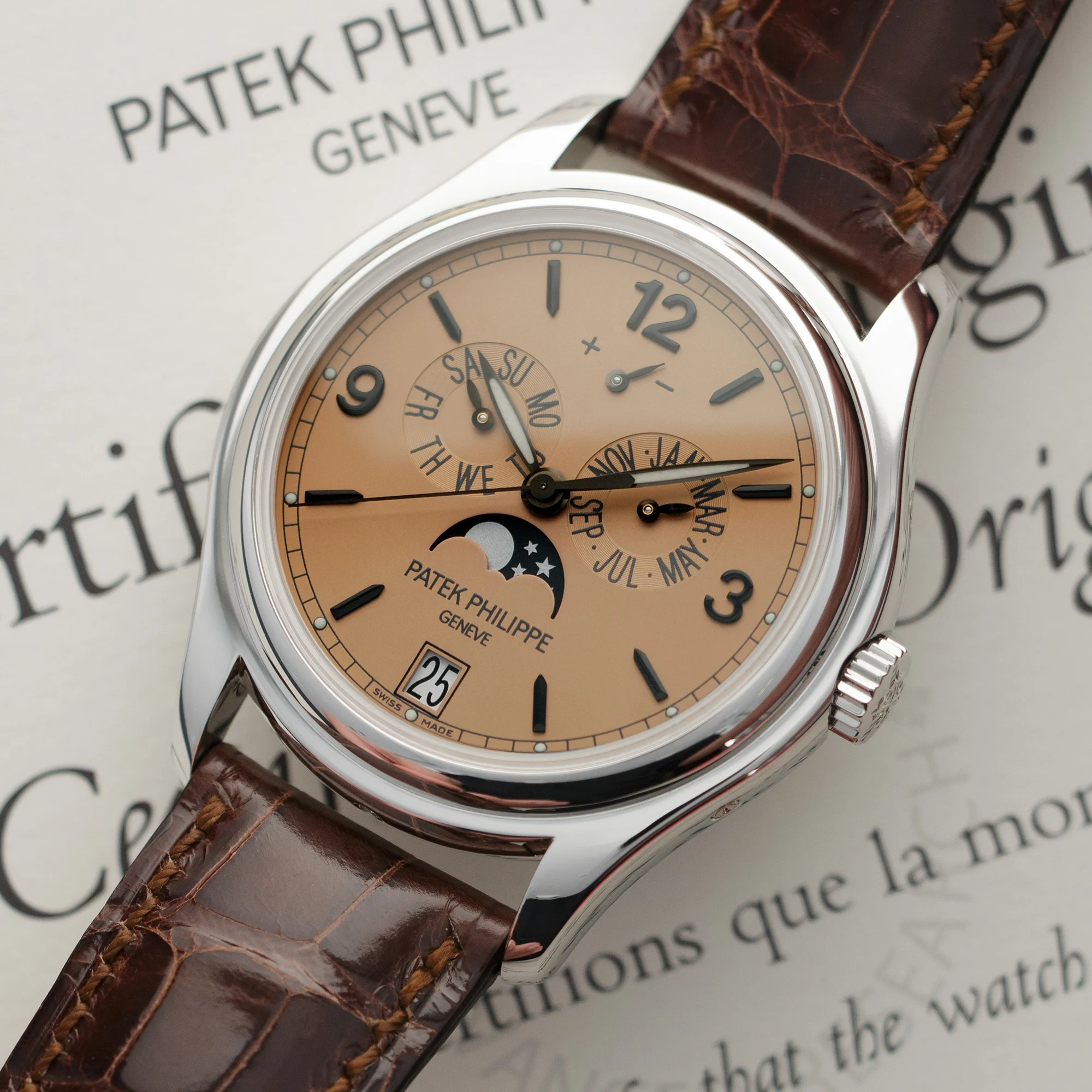 Patek Philippe Platinum Advanced Research Annual Calendar Watch Ref. 5450 - Image 2