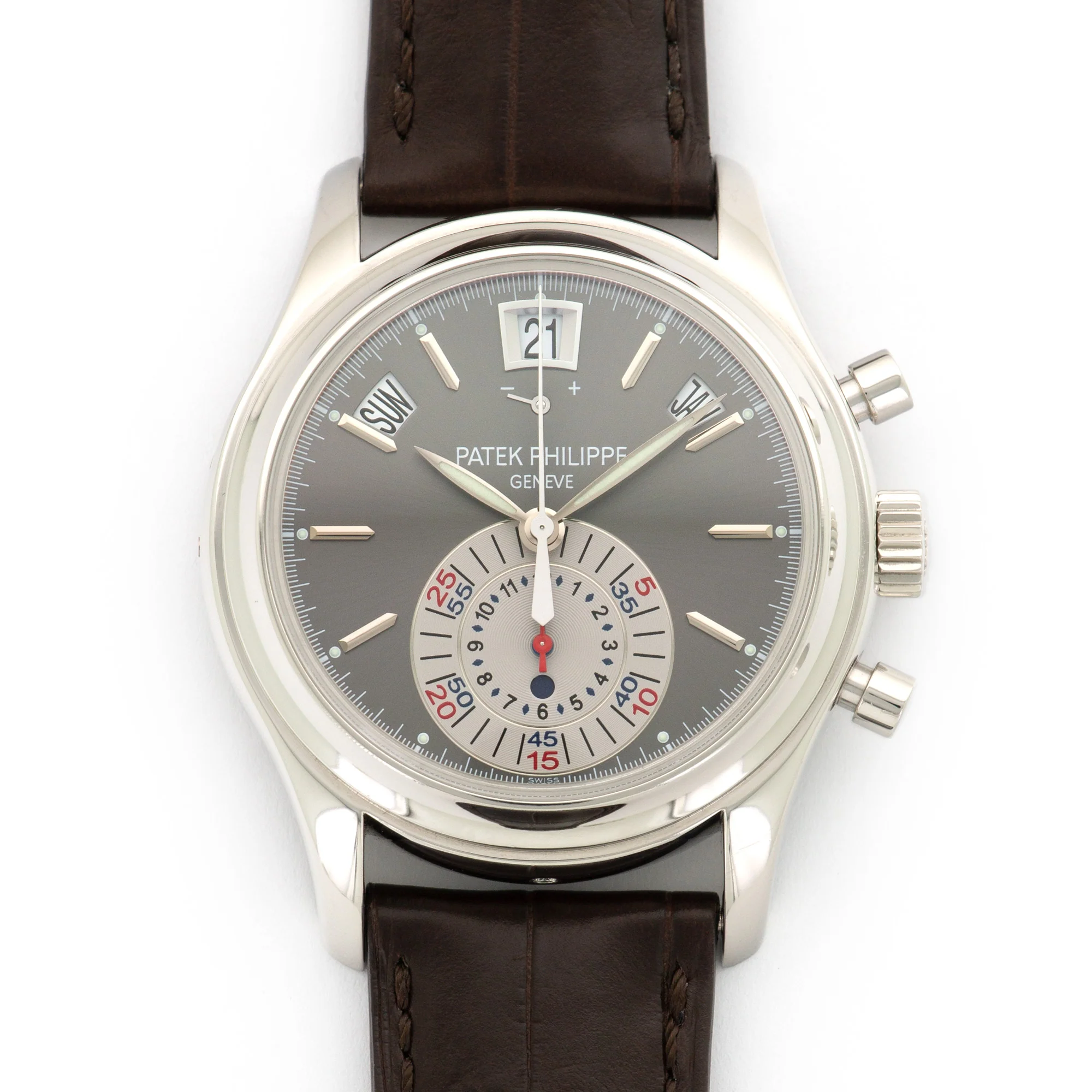 Patek Philippe Platinum Annual Calendar Chrono Watch Ref. 5960