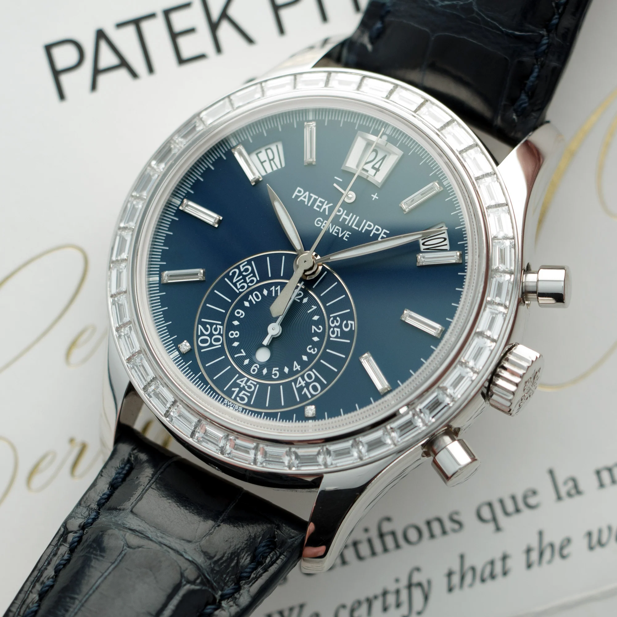 Patek Philippe Platinum Annual Calendar Chronograph Ref. 5961P - Image 2
