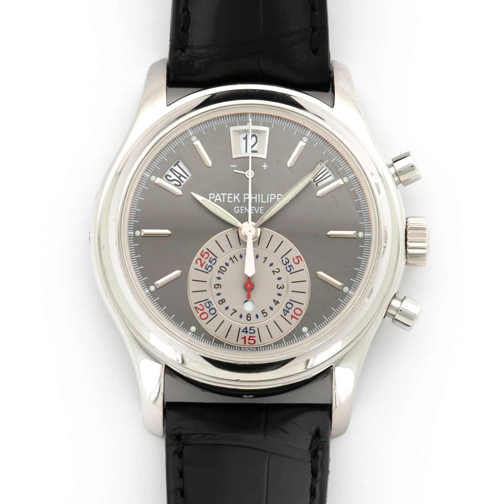 Patek Philippe Platinum Annual Calendar Chronograph Watch Ref. 5960