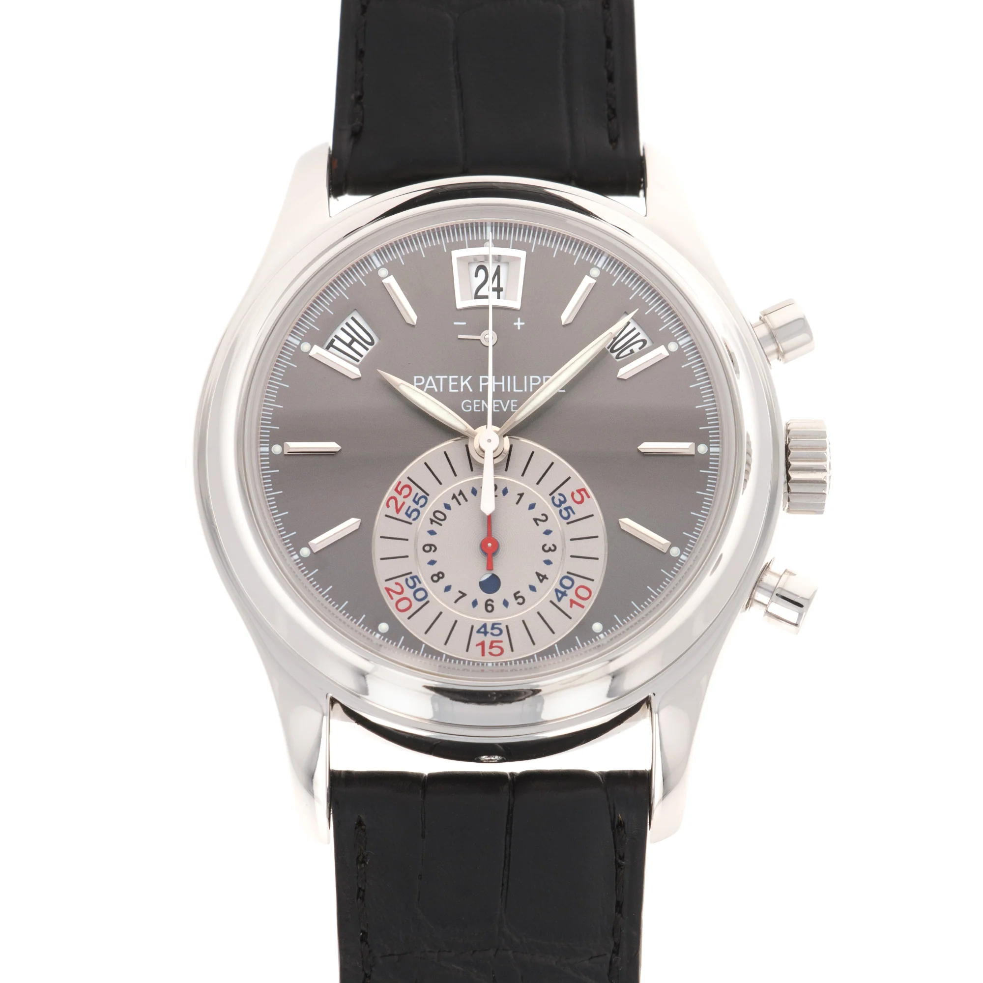 Patek Philippe Platinum Annual Calendar Chronograph Watch Ref. 5960