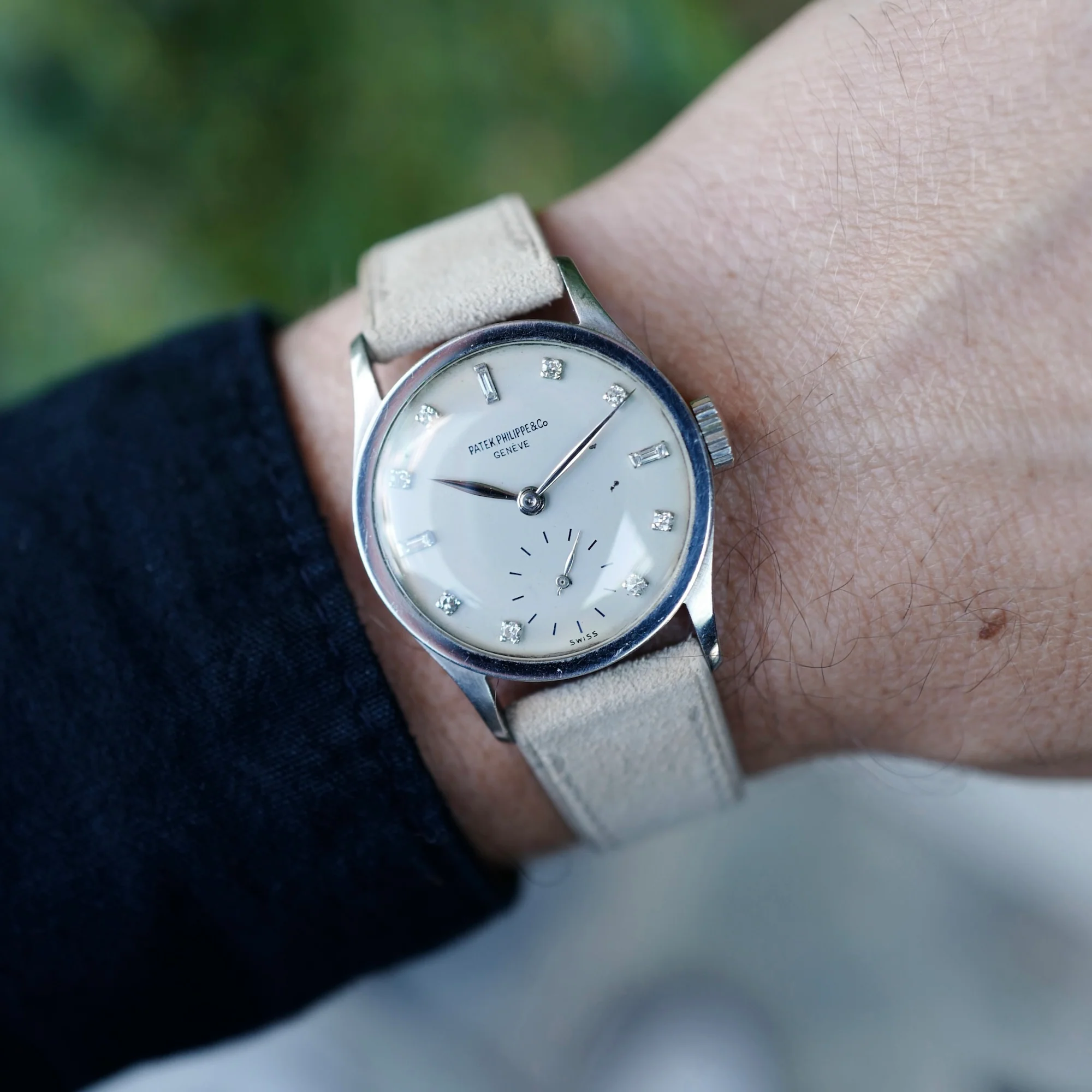 Patek Philippe Platinum Calatrava Watch Ref. 96, Circa 1947 - Image 4