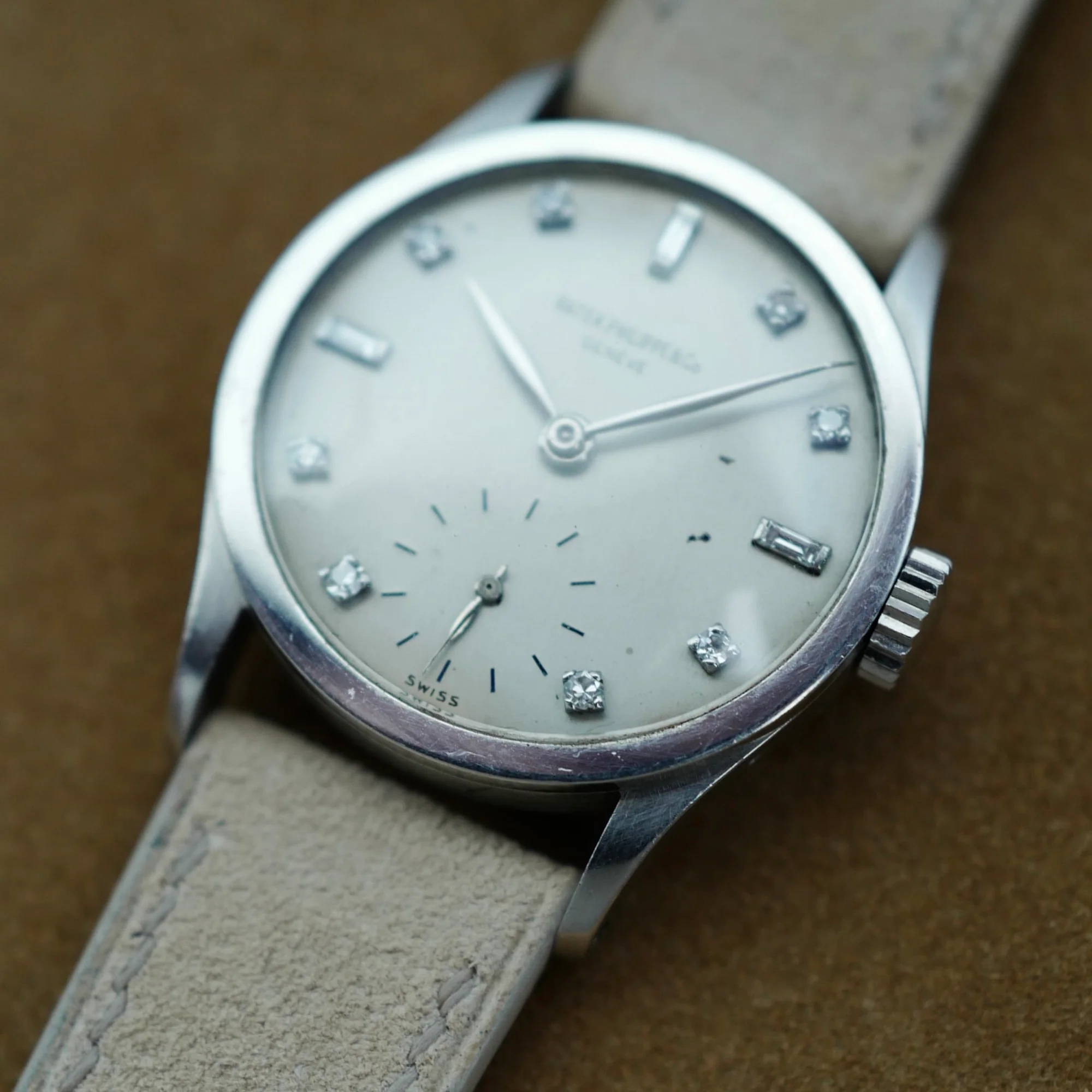 Patek Philippe Platinum Calatrava Watch Ref. 96, Circa 1947 - Image 5