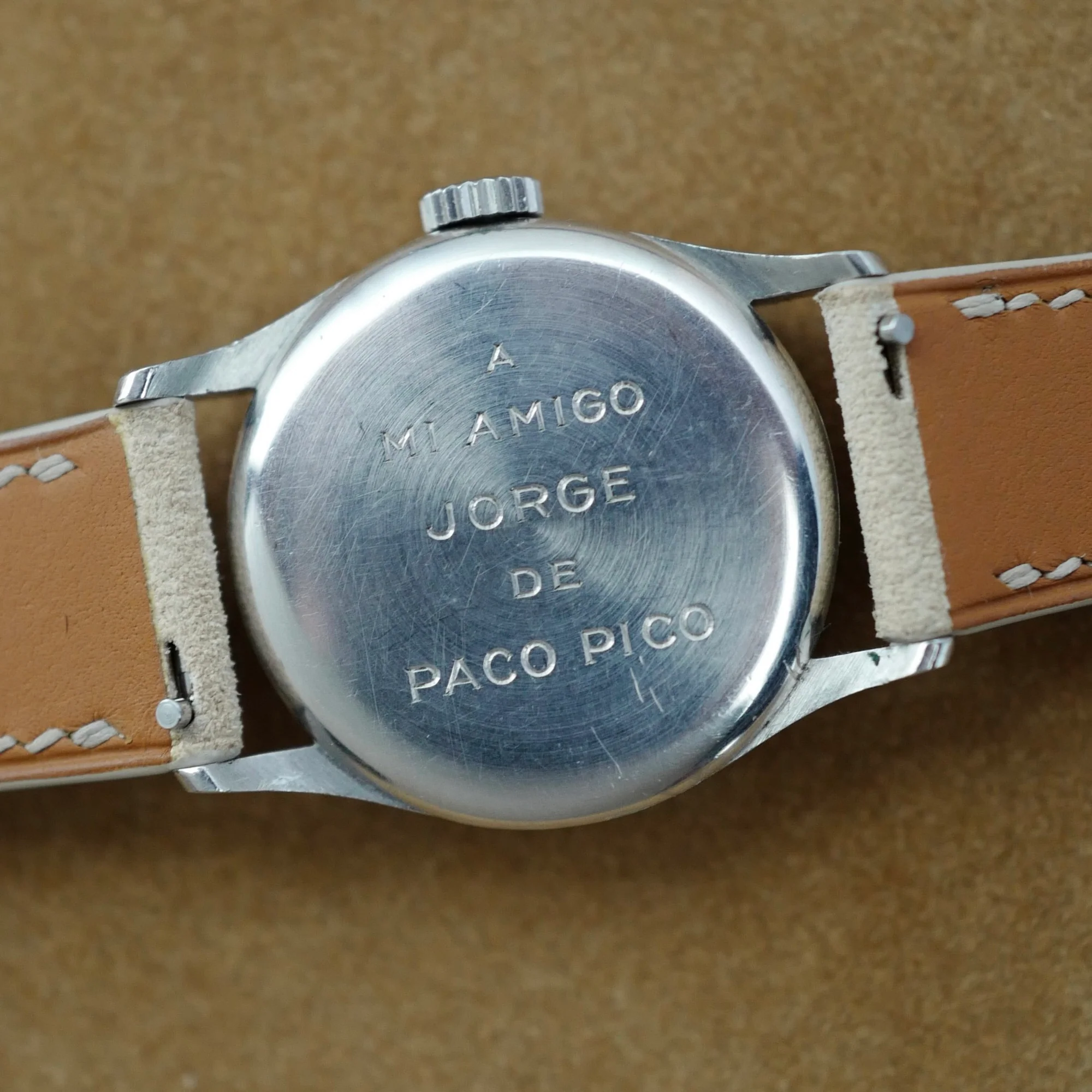 Patek Philippe Platinum Calatrava Watch Ref. 96, Circa 1947 - Image 7