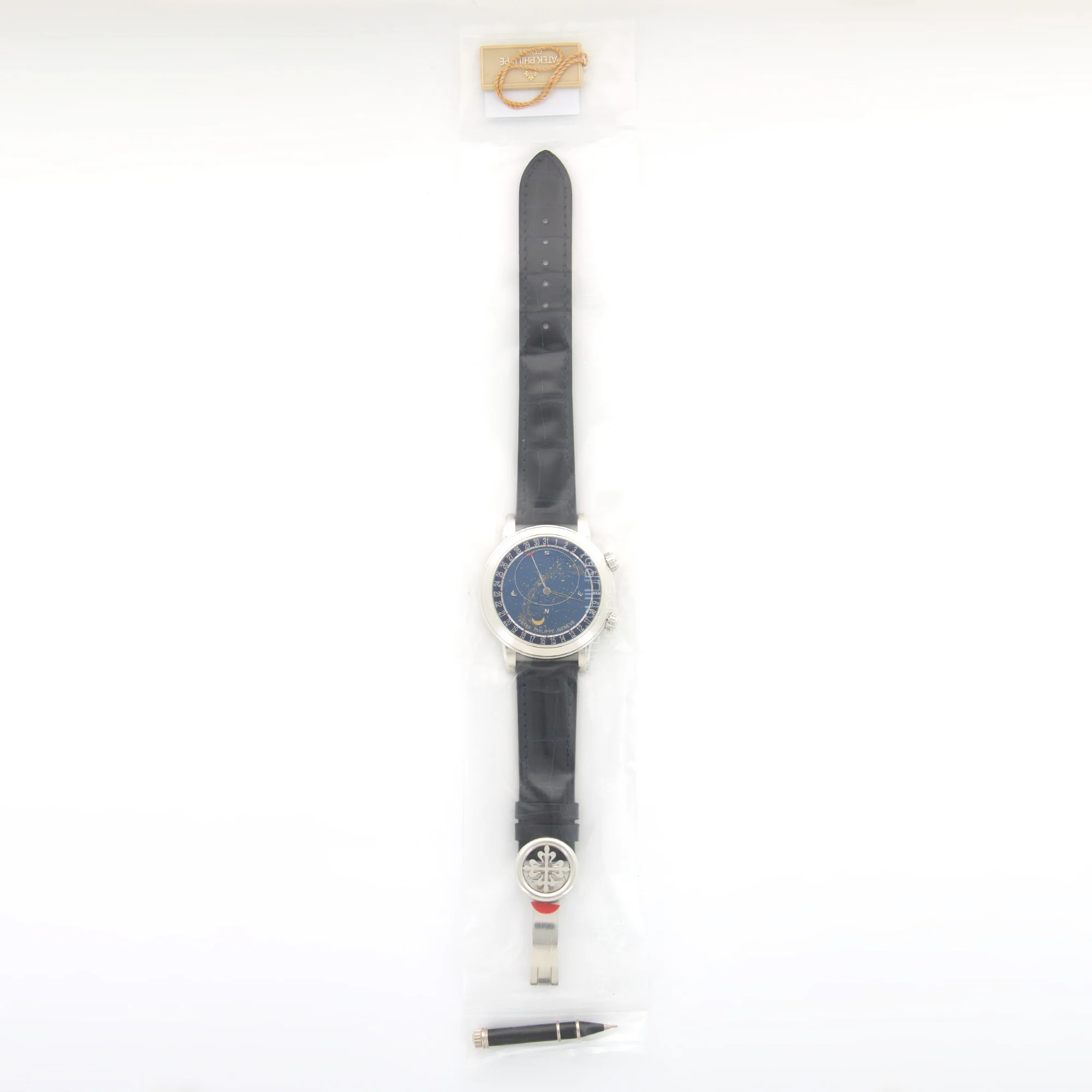 Patek Philippe Platinum Celestial Watch Ref. 6102 - Image 3