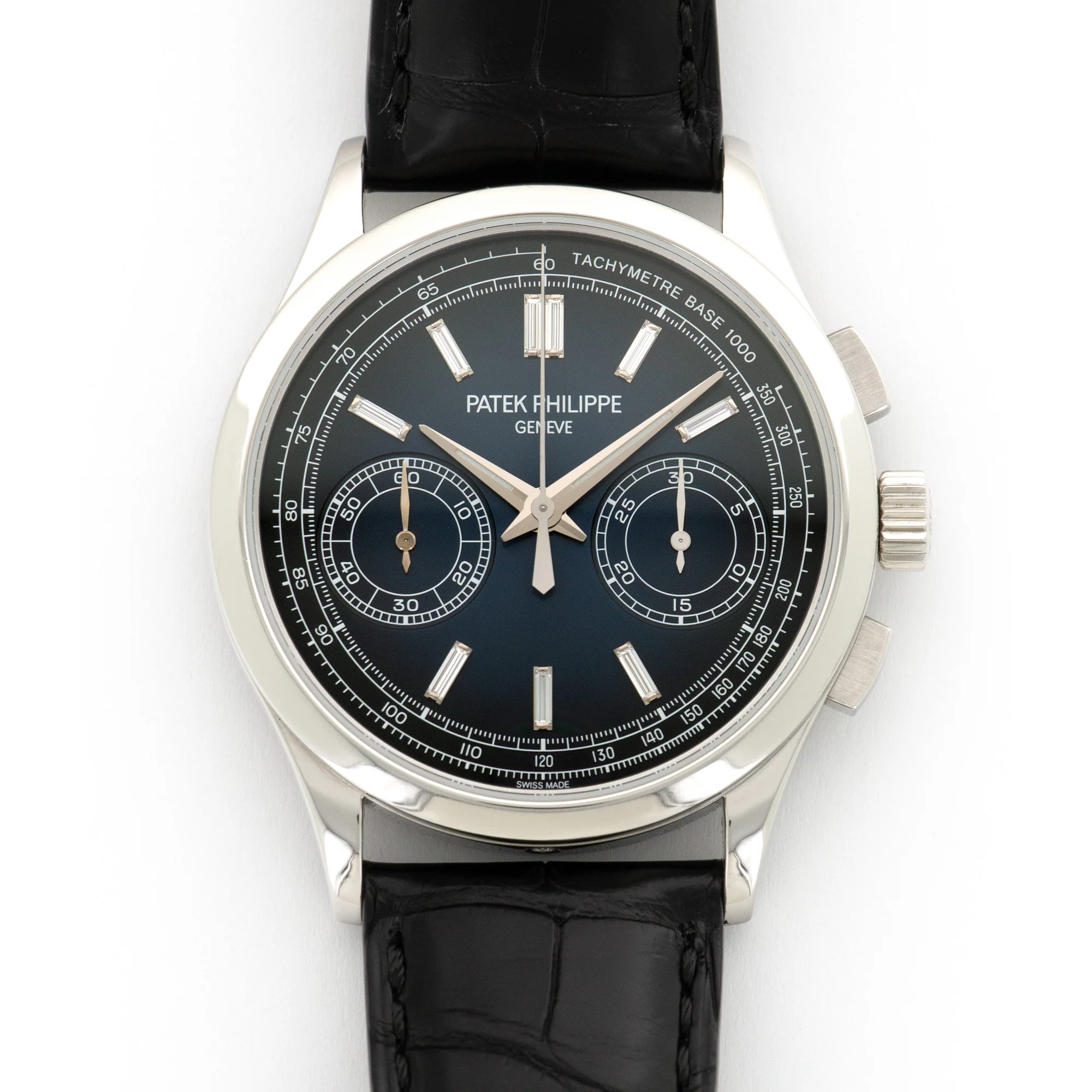 Patek Philippe Platinum Chronograph Diamond Watch Ref. 5170