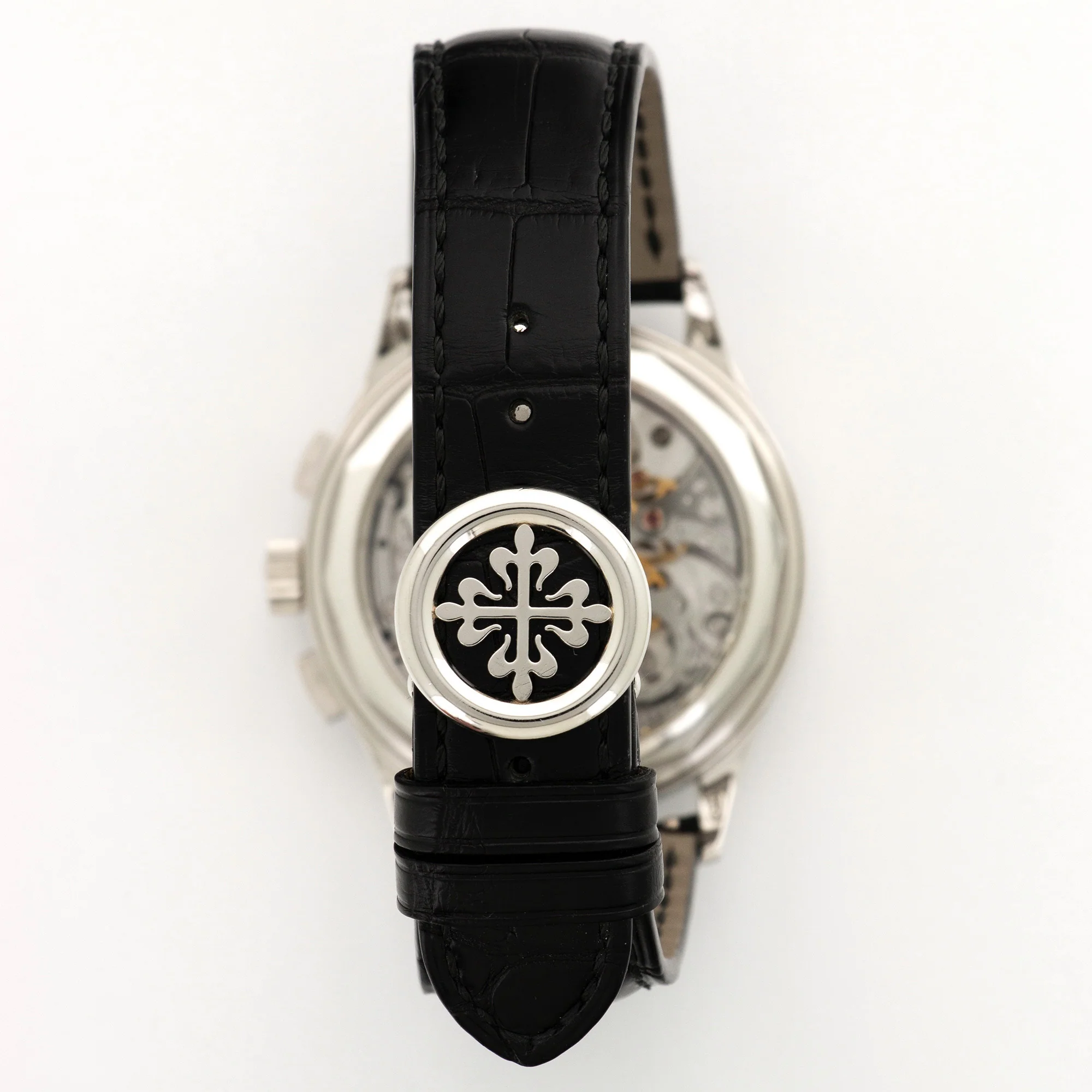 Patek Philippe Platinum Chronograph Diamond Watch Ref. 5170 - Image 5