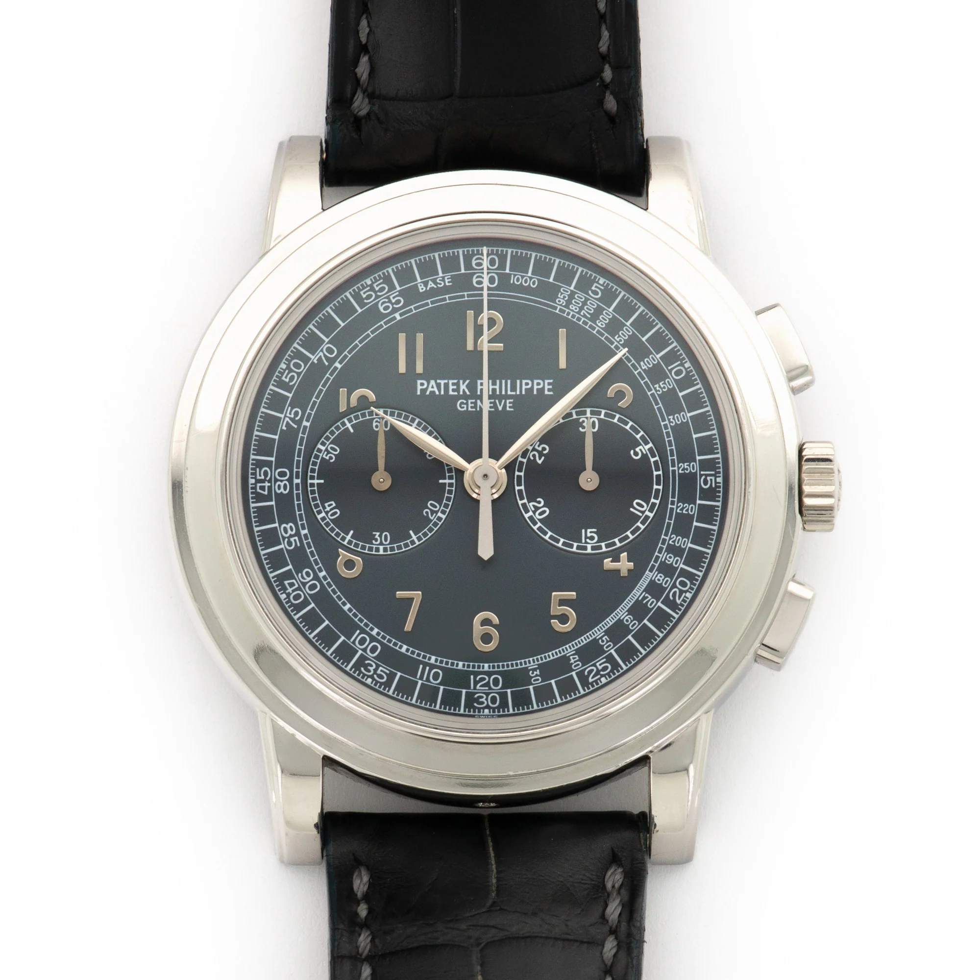 Patek Philippe Platinum Chronograph Watch Ref. 5070