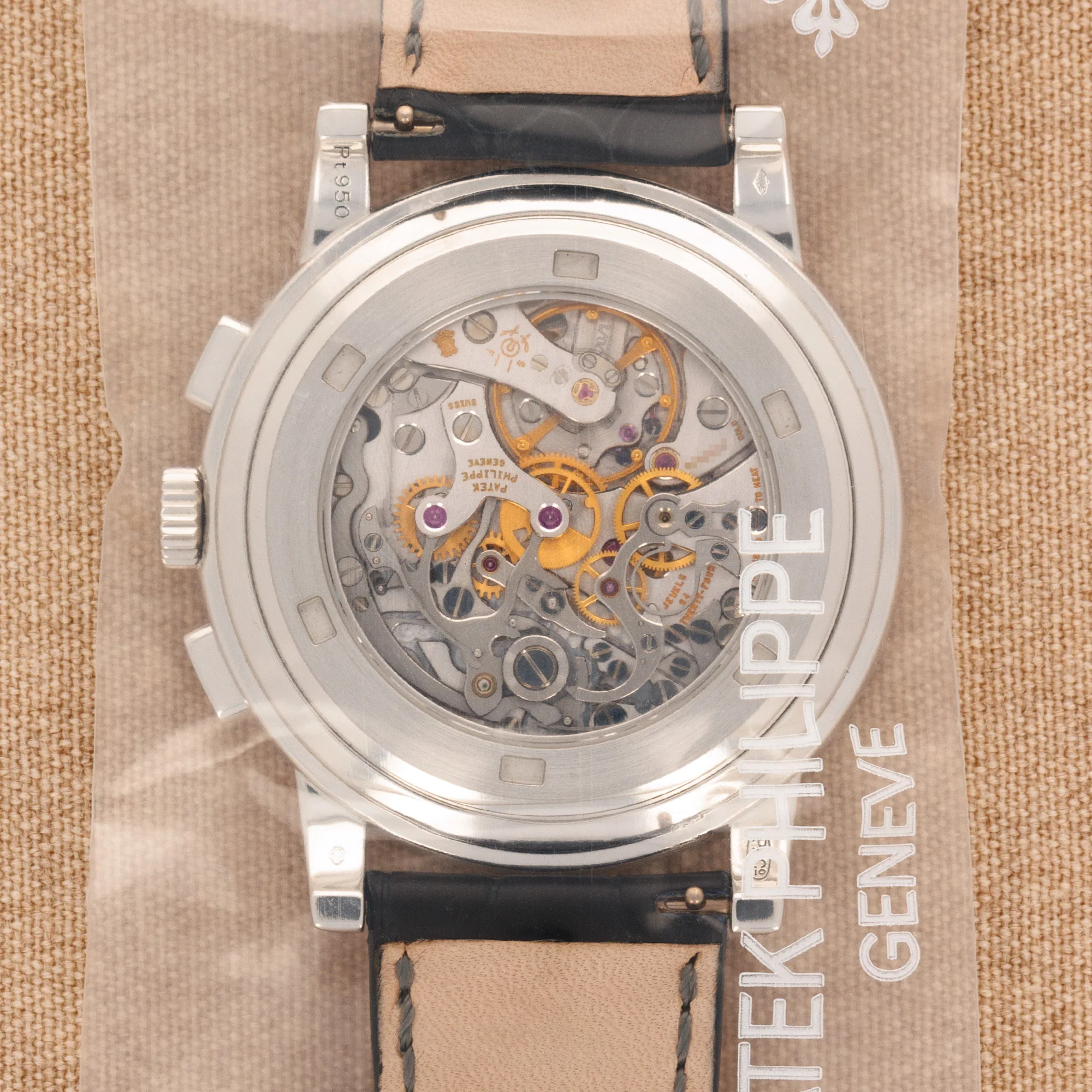 Patek Philippe Platinum Chronograph Watch Ref. 5070, Single Sealed - Image 3