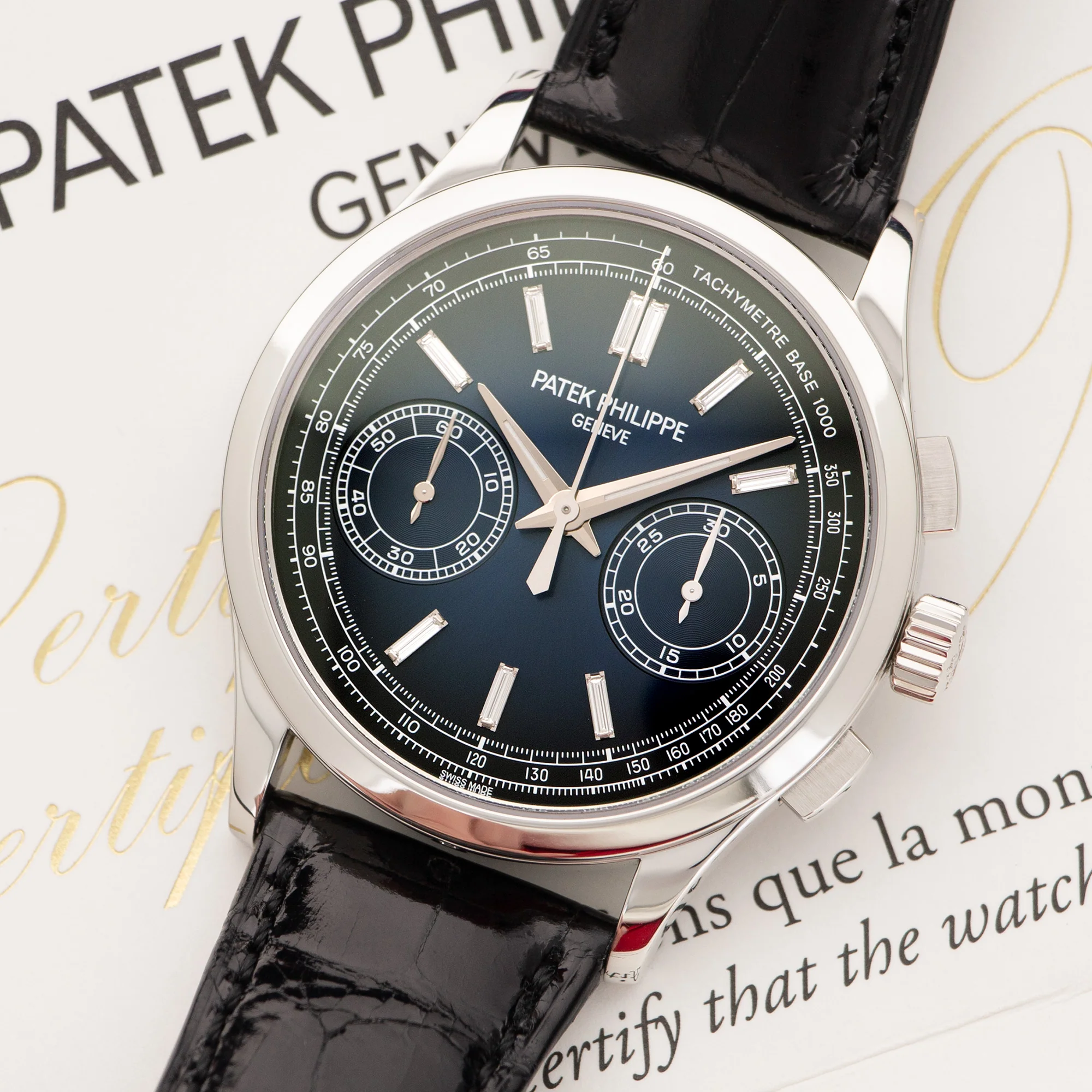 Patek Philippe Platinum Chronograph Watch Ref. 5170 - Image 2