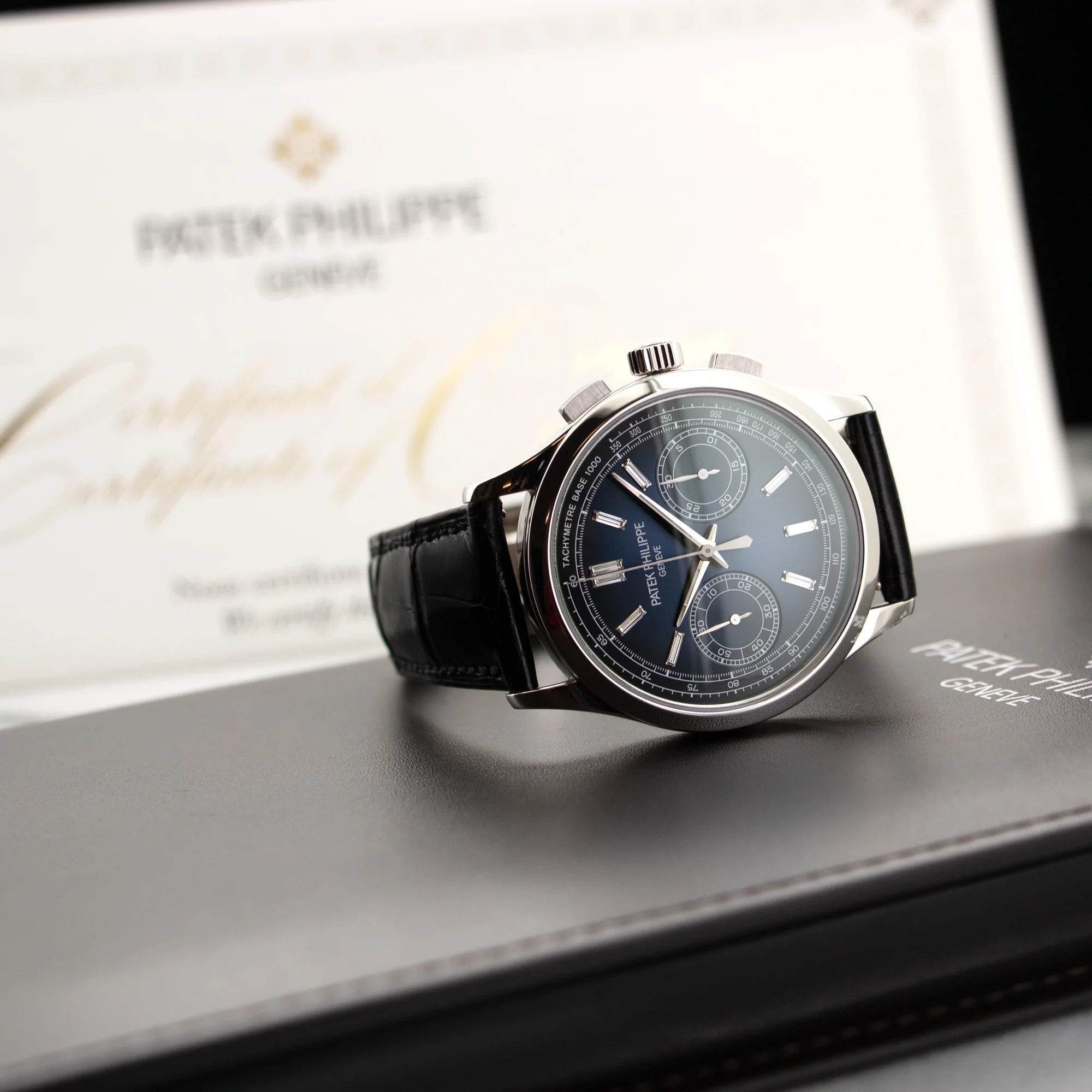 Patek Philippe Platinum Chronograph Watch Ref. 5170 - Image 6