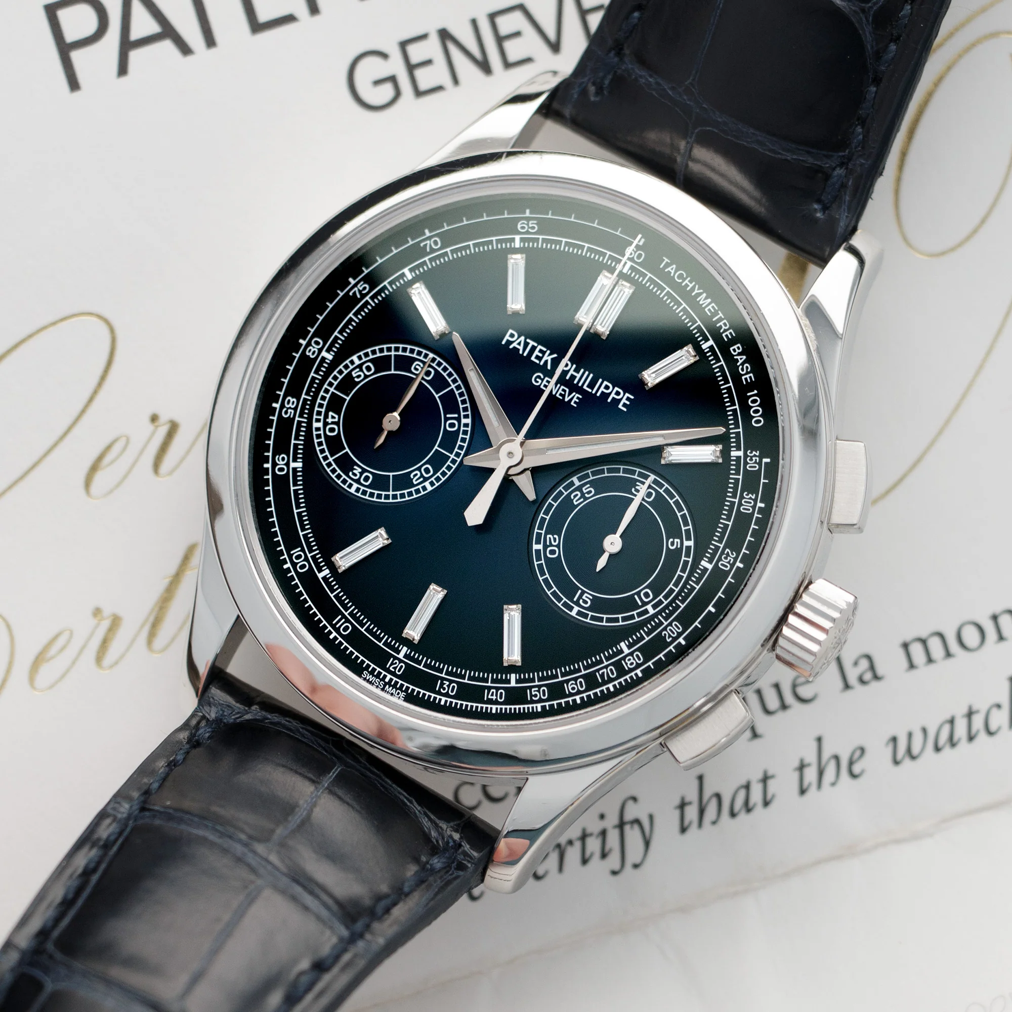 Patek Philippe Platinum Chronograph Watch Ref. 5170 - Image 2