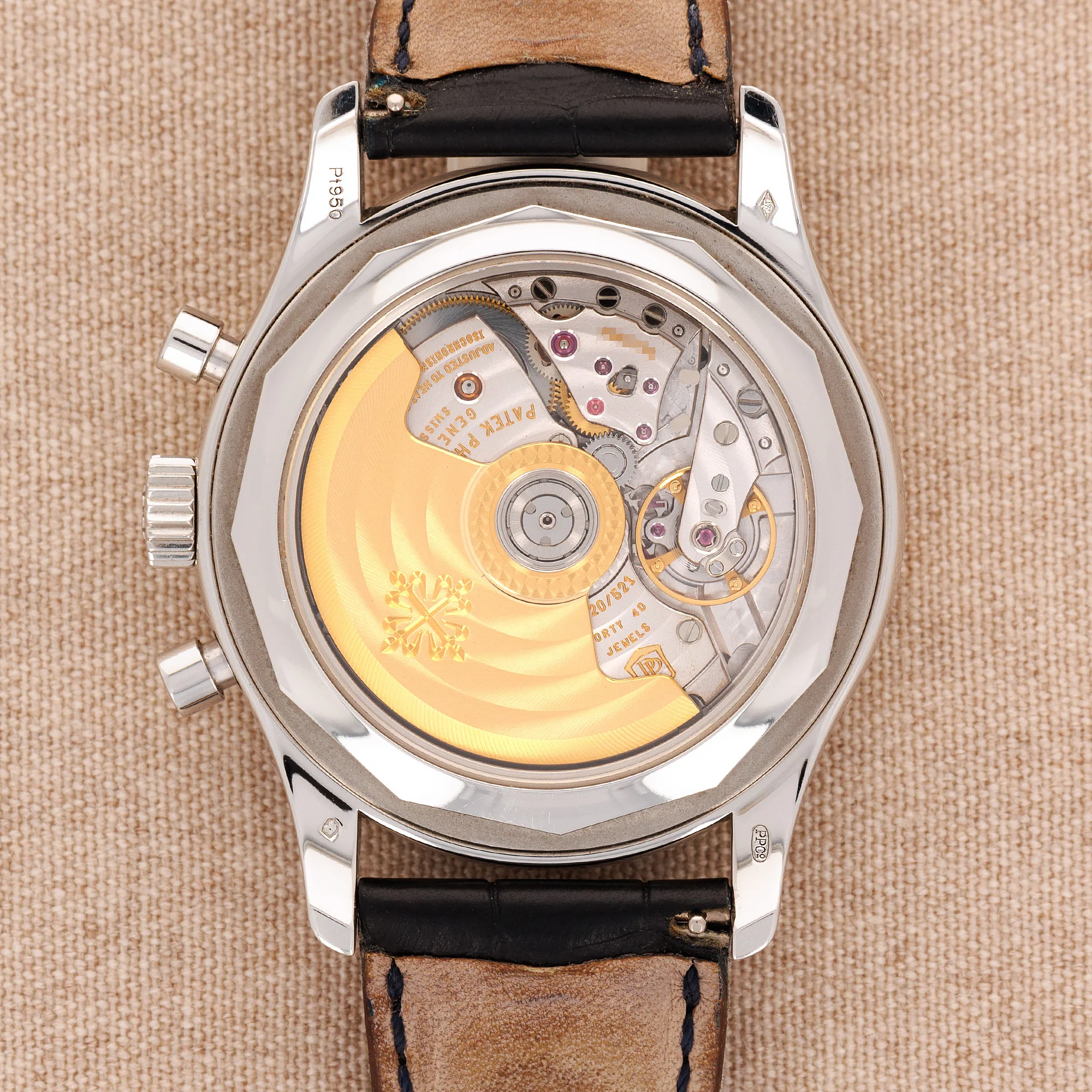 Patek Philippe Platinum Chronograph Watch Ref. 5960 with Box and Papers - Image 3