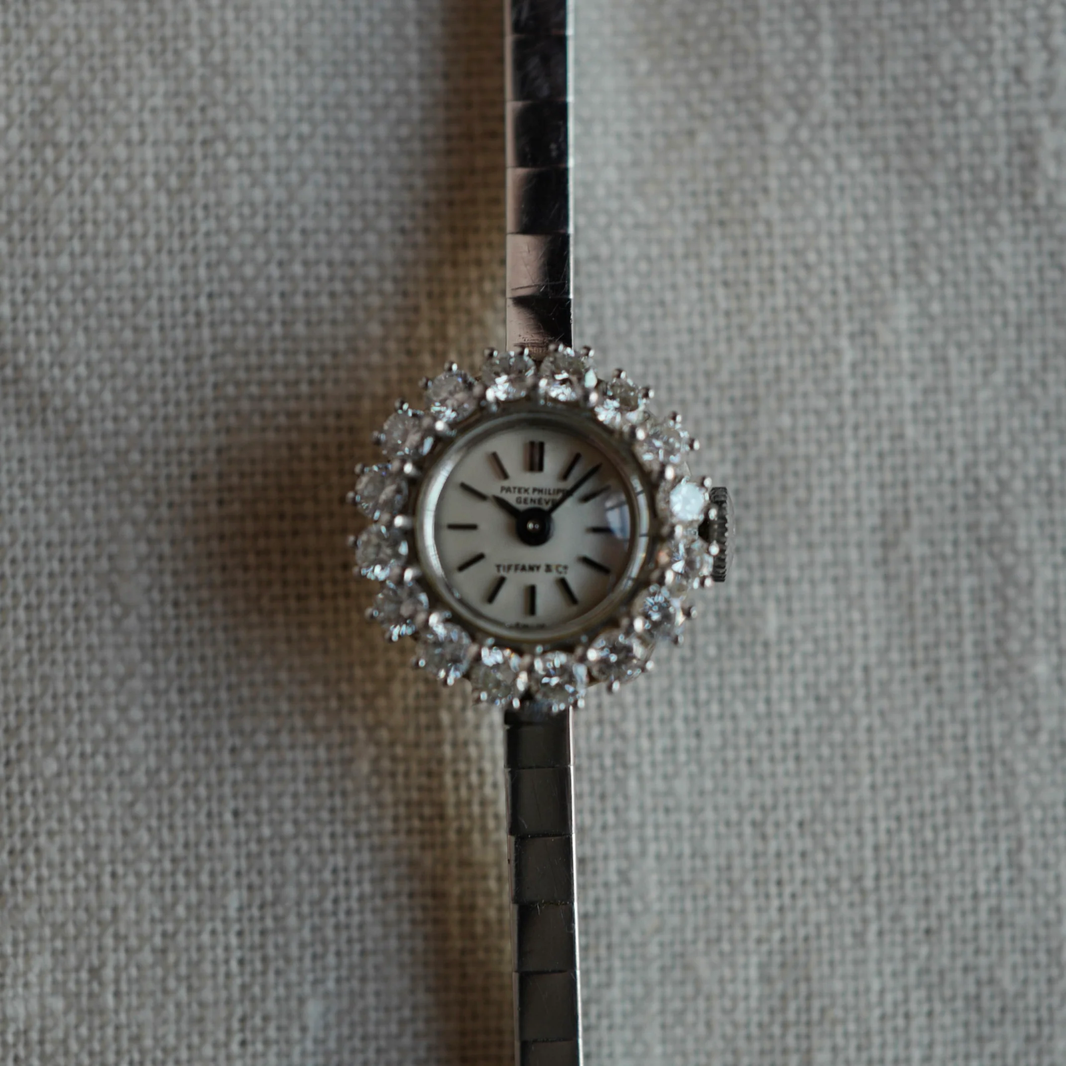 Patek Philippe Platinum Diamond Watch Ref. 3289, Retailed by Tiffany & Co. (NEW ARRIVAL) - Image 2