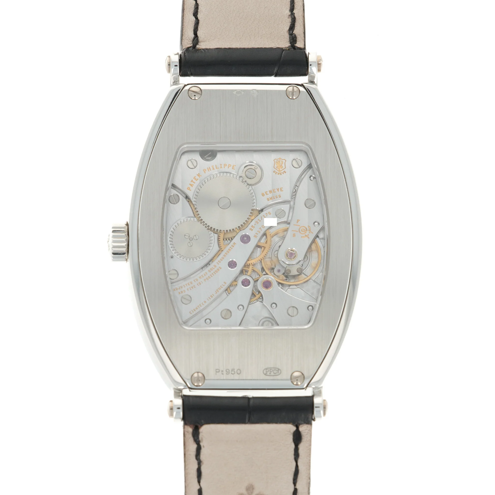 Patek Philippe Platinum Gondolo Watch, Ref. 5098 - Image 4