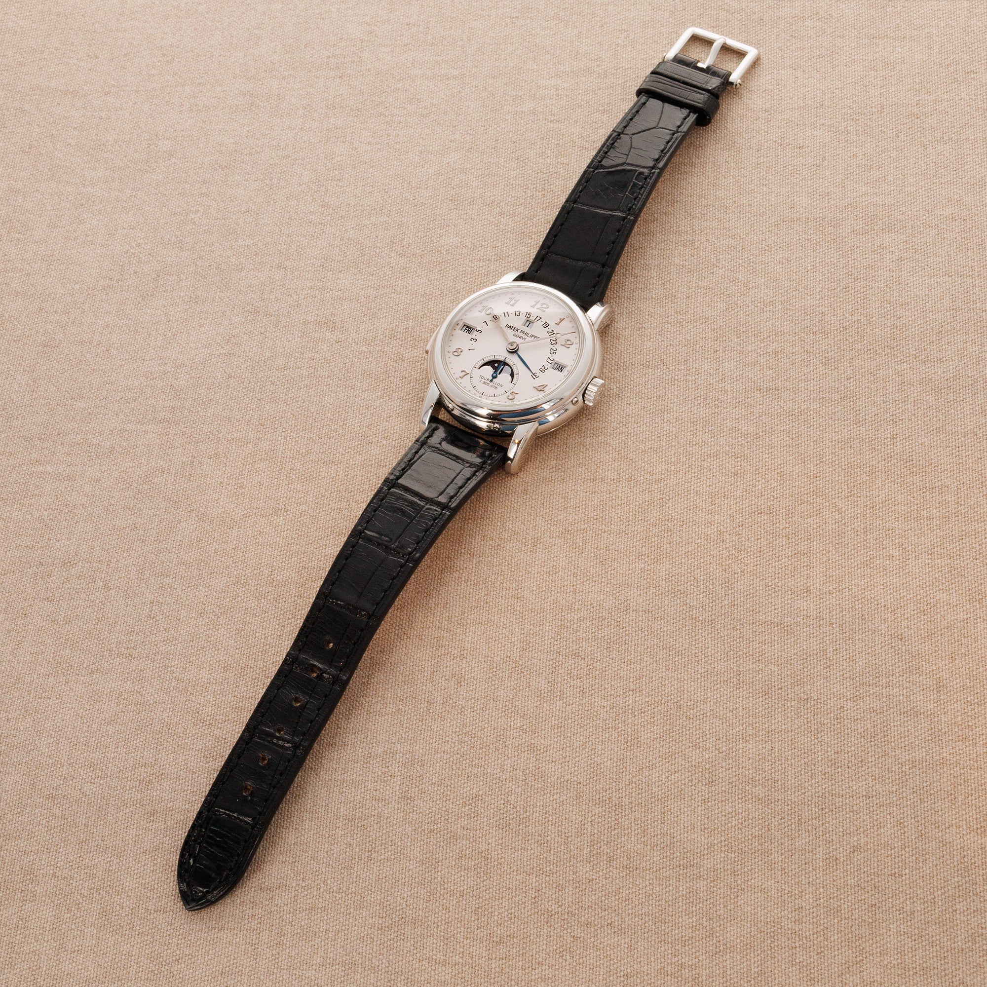 Patek Philippe Platinum Grand Complication Perpetual Calendar Minute Repeater Watch Ref. 5016 - Image 8
