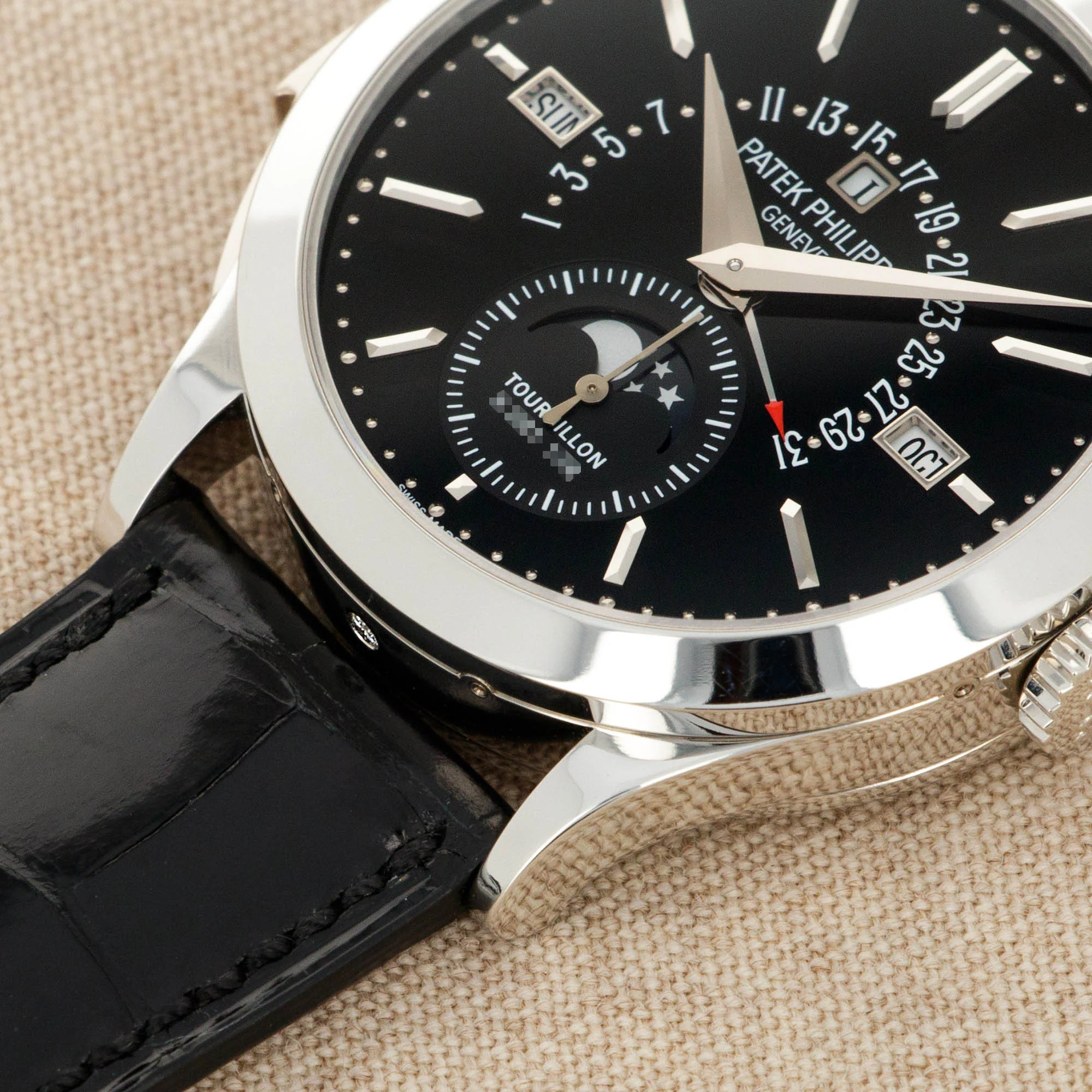 Patek Philippe Platinum Minute Repeater Perpetual Calendar Watch Ref. 5216 - Image 4