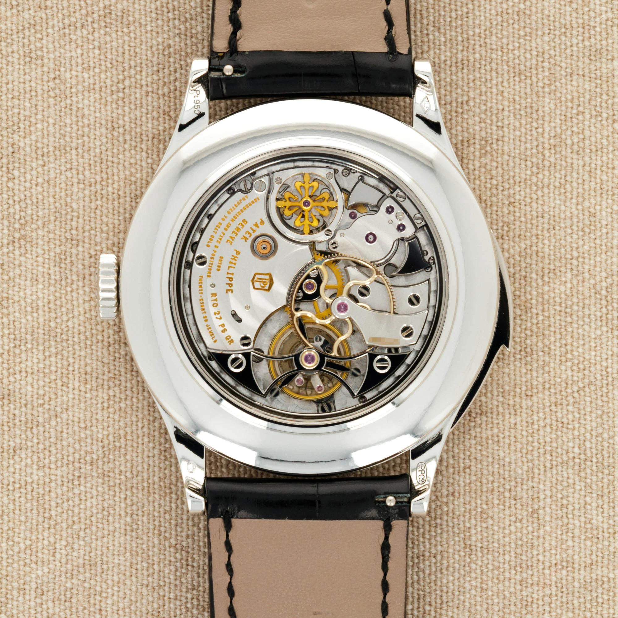 Patek Philippe Platinum Minute Repeater Perpetual Calendar Watch Ref. 5216 - Image 5
