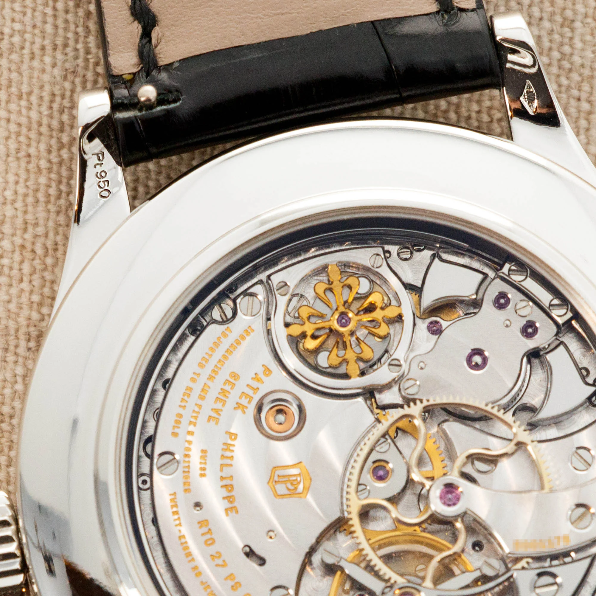 Patek Philippe Platinum Minute Repeater Perpetual Calendar Watch Ref. 5216 - Image 6