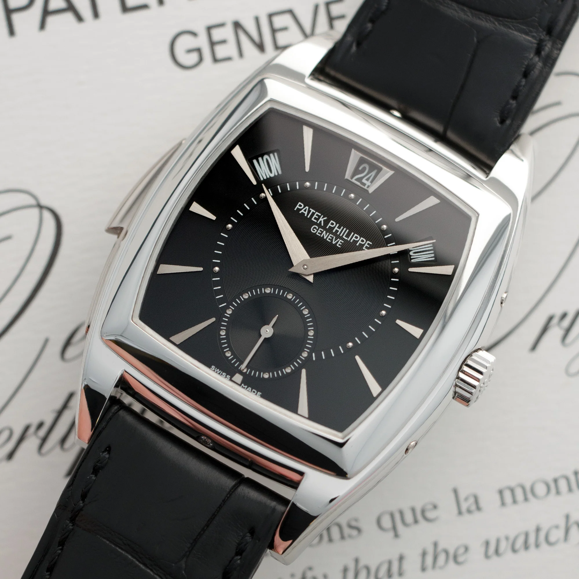 Patek Philippe Platinum Minute Repeater Watch Ref. 5033 - Image 2