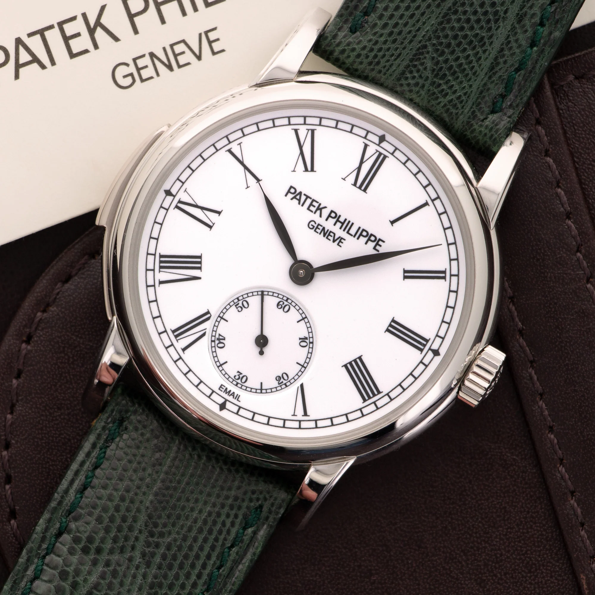 Patek Philippe Platinum Minute Repeater Watch Ref. 5078 - Image 2