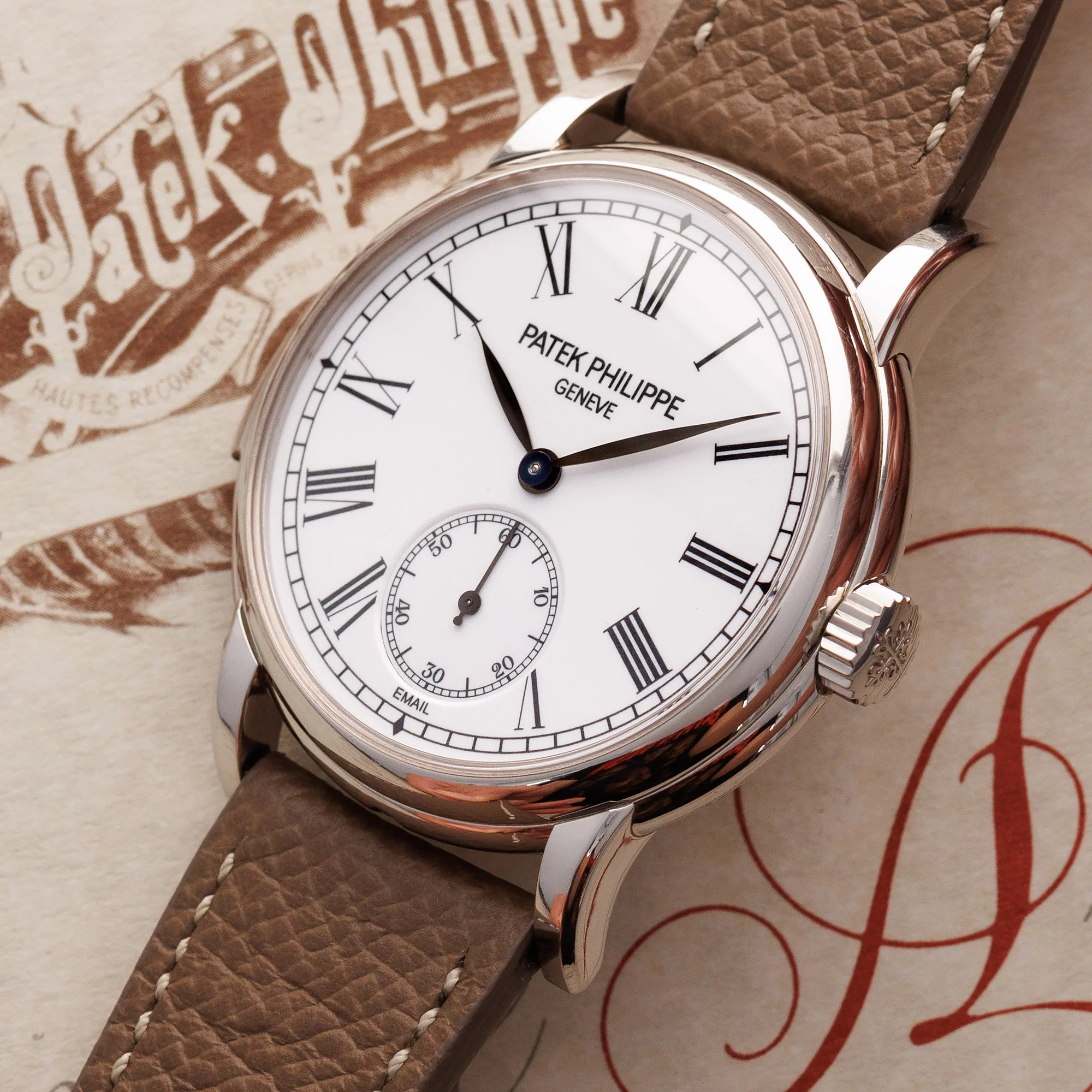 Patek Philippe Platinum Minute Repeater Watch Ref. 5078 - Image 2