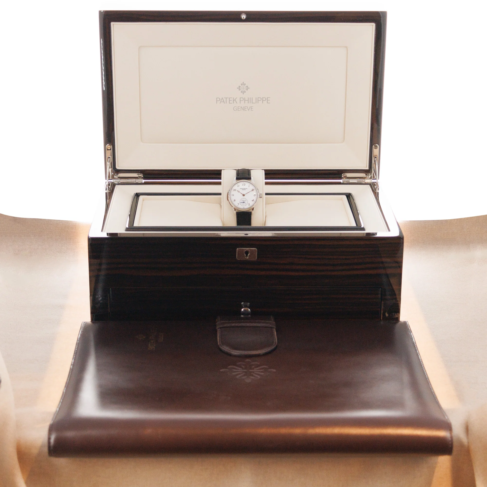 Patek Philippe Platinum Minute Repeating Tourbillon Watch Ref. 3939 - Image 6