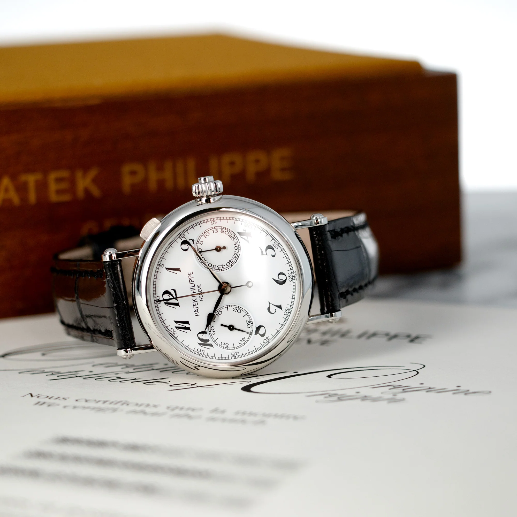 Patek Philippe Platinum Monopusher Split Seconds Chrono Ref. 5959 - Image 6