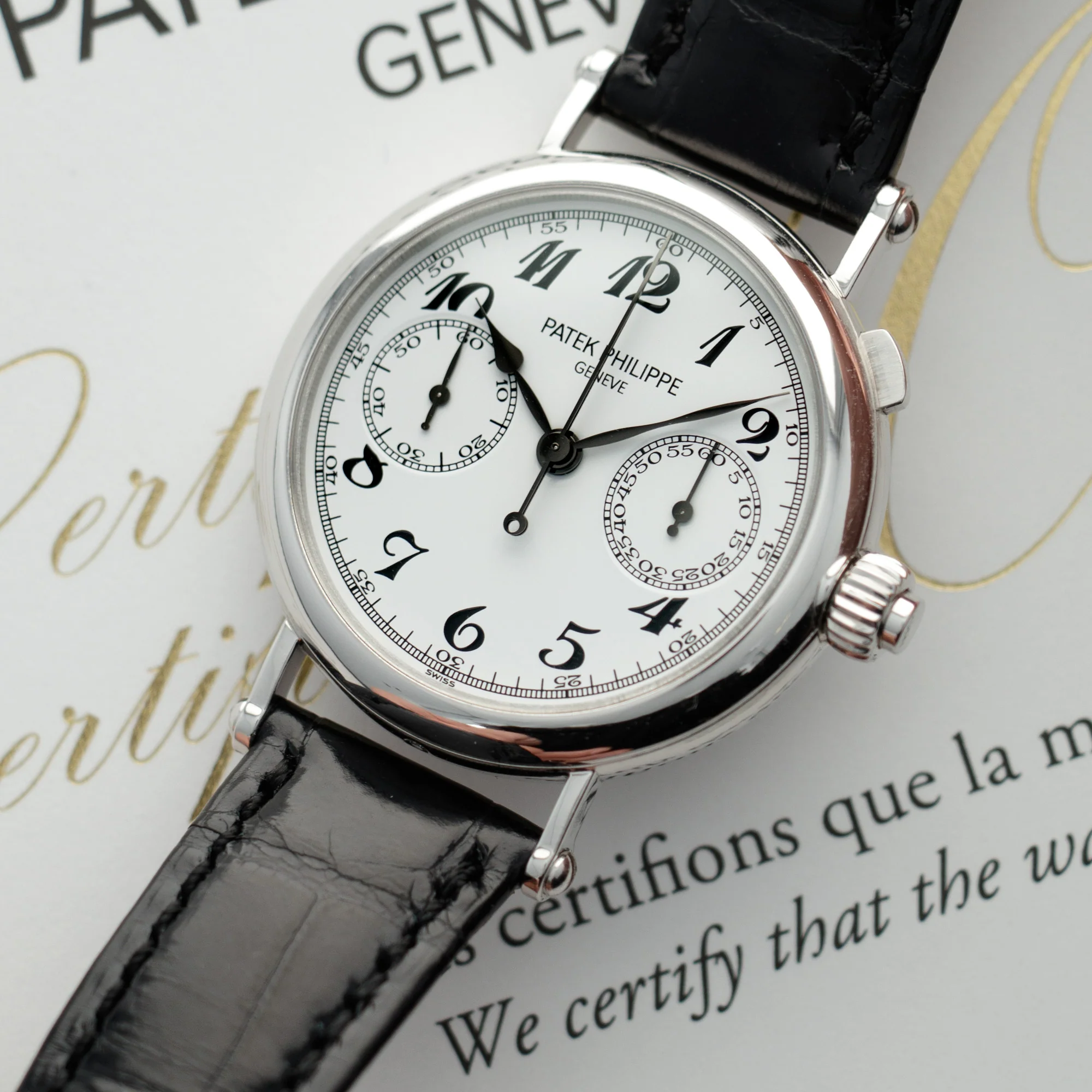 Patek Philippe Platinum Monopusher Split Seconds Chrono Ref. 5959 - Image 2