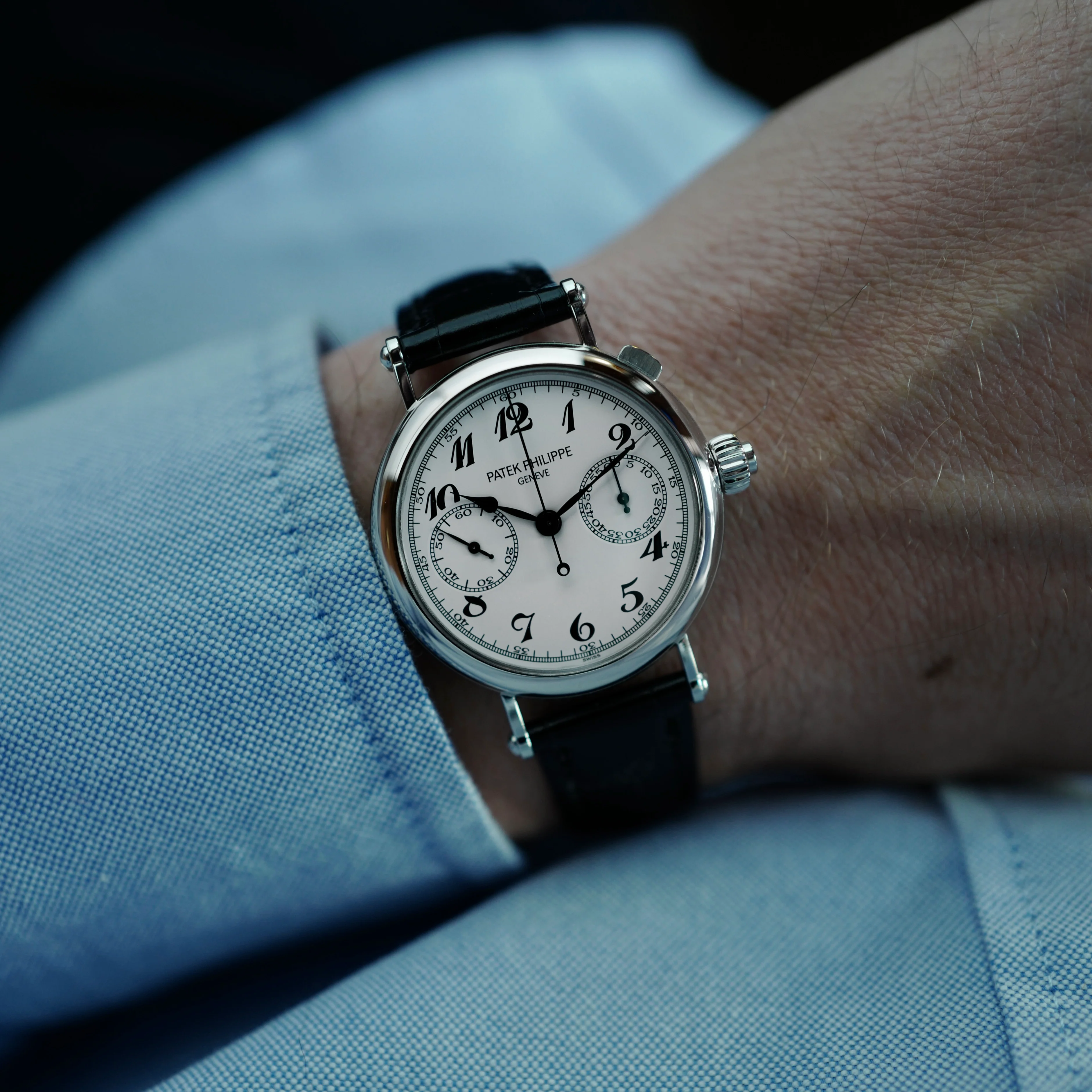 Patek Philippe Platinum Monopusher Split Seconds Chrono Ref. 5959 - Image 6