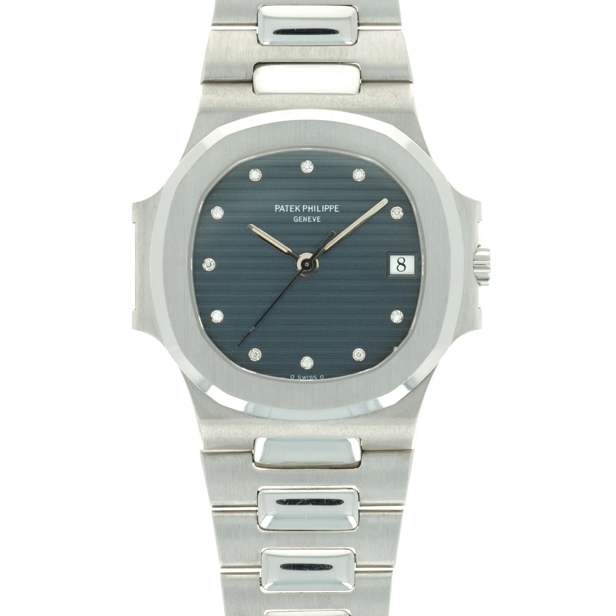 Patek Philippe Platinum Nautilus Watch Ref. 3800 with Original Warranty