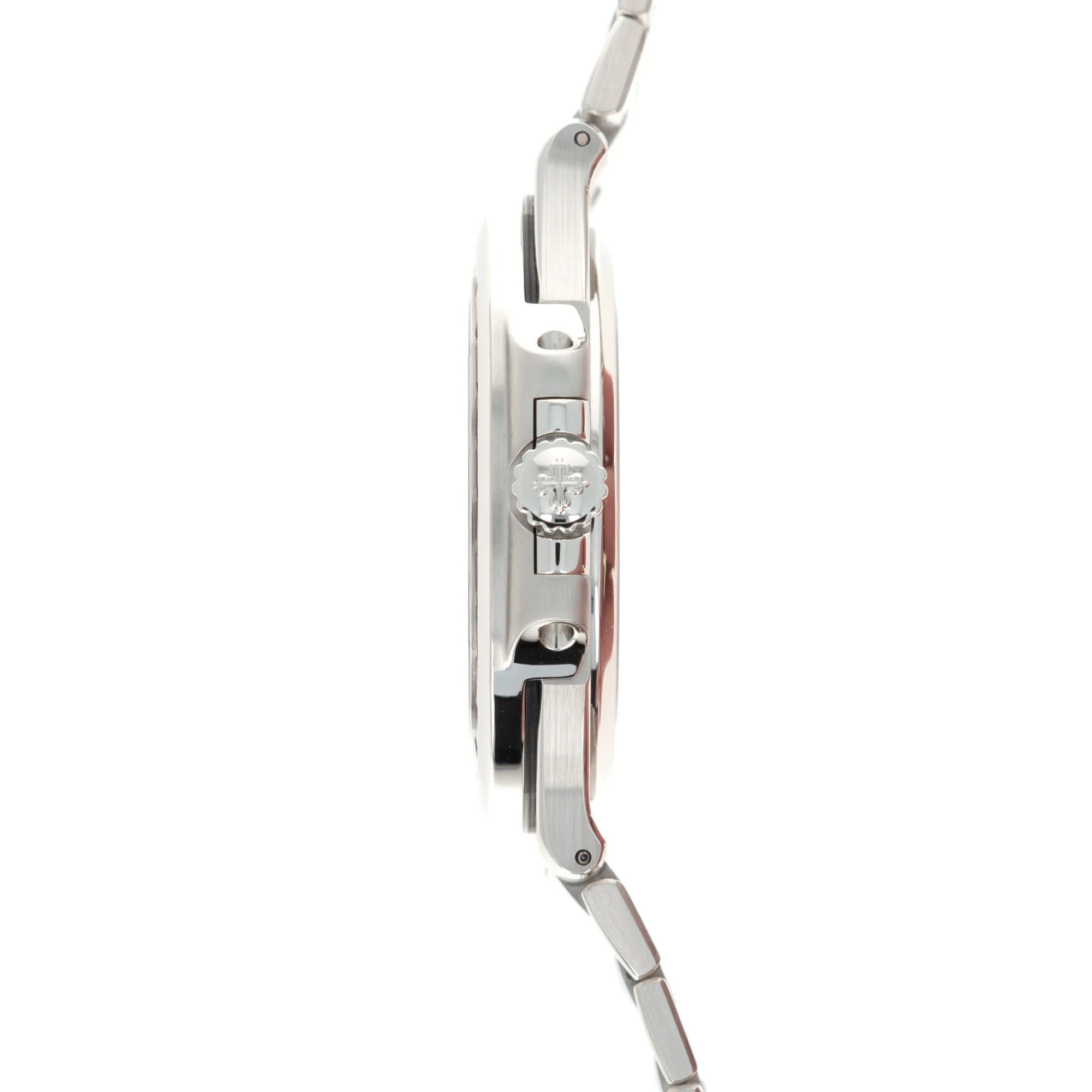 Patek Philippe Platinum Nautilus with Baguette Ruby Bezel Ref. 5711 - Image 3