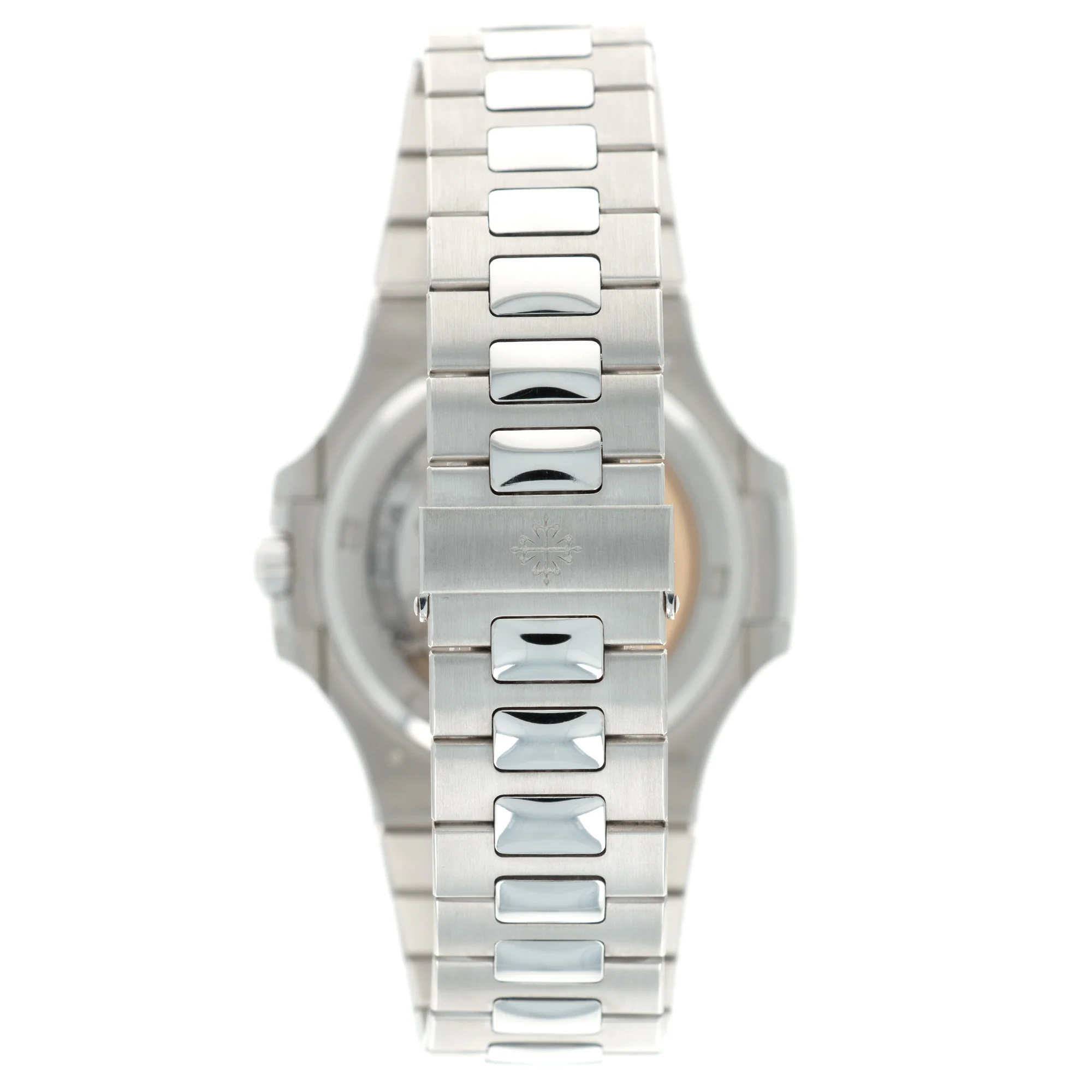 Patek Philippe Platinum Nautilus with Baguette Ruby Bezel Ref. 5711 - Image 5