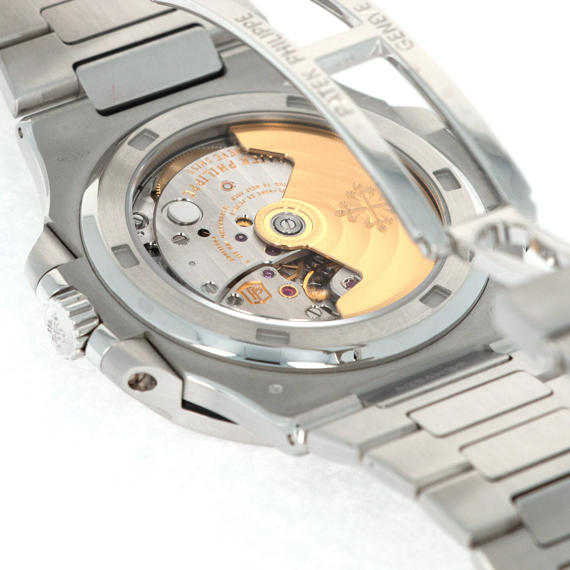 Patek Philippe Platinum Nautilus with Baguette Ruby Bezel Ref. 5711 - Image 8