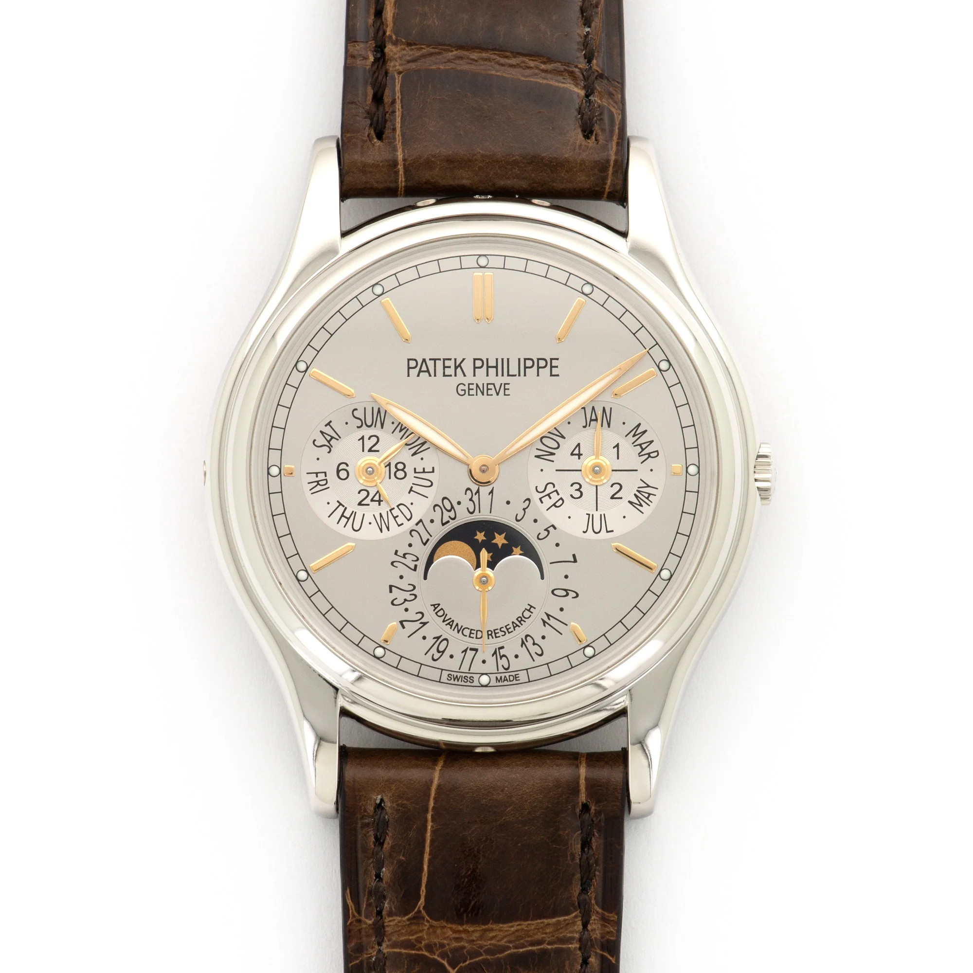 Patek Philippe Platinum Perpetual Calendar Advanced Research Watch Ref. 5550