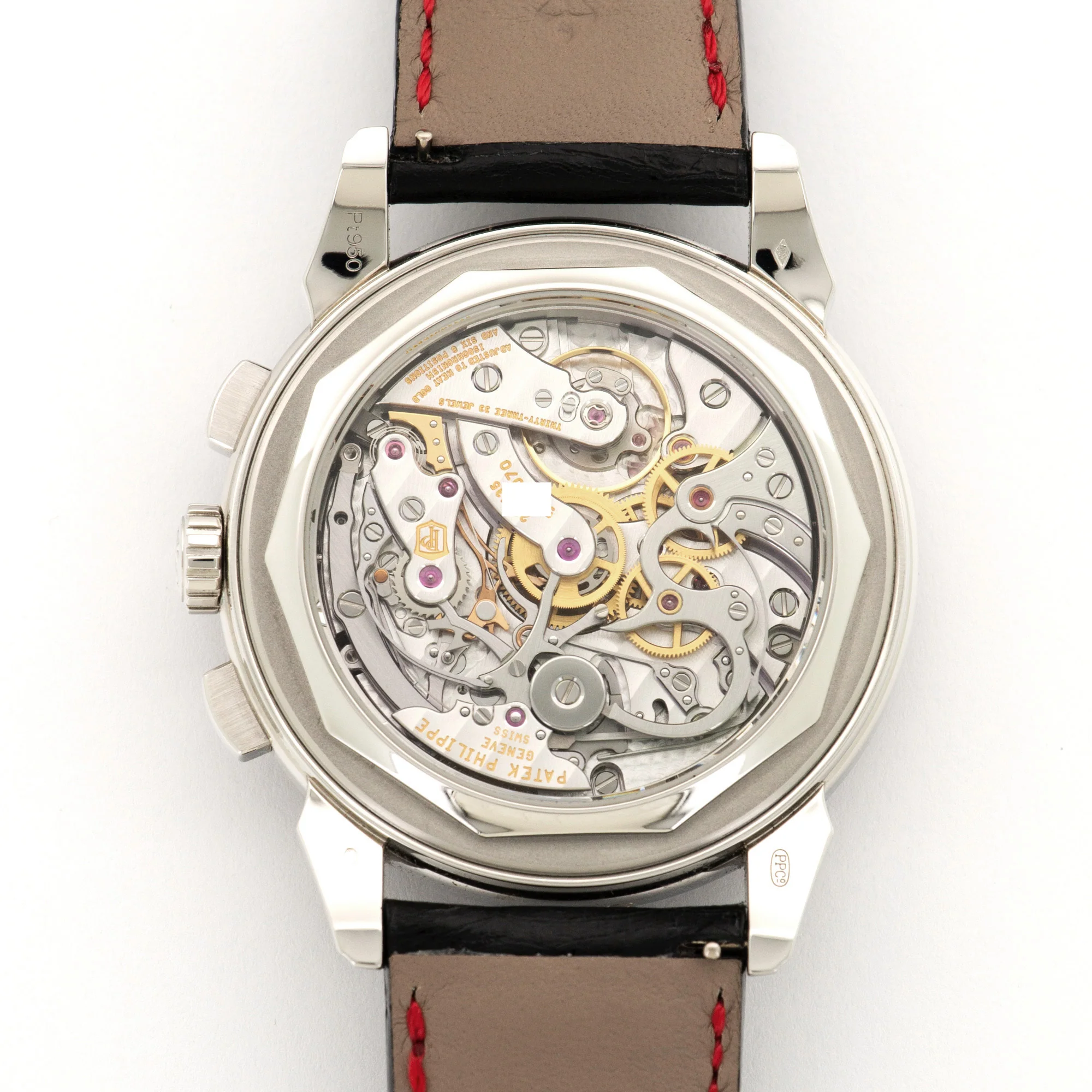 Patek Philippe Platinum Perpetual Calendar Chrono Ruby Watch Ref. 5271 - Image 4