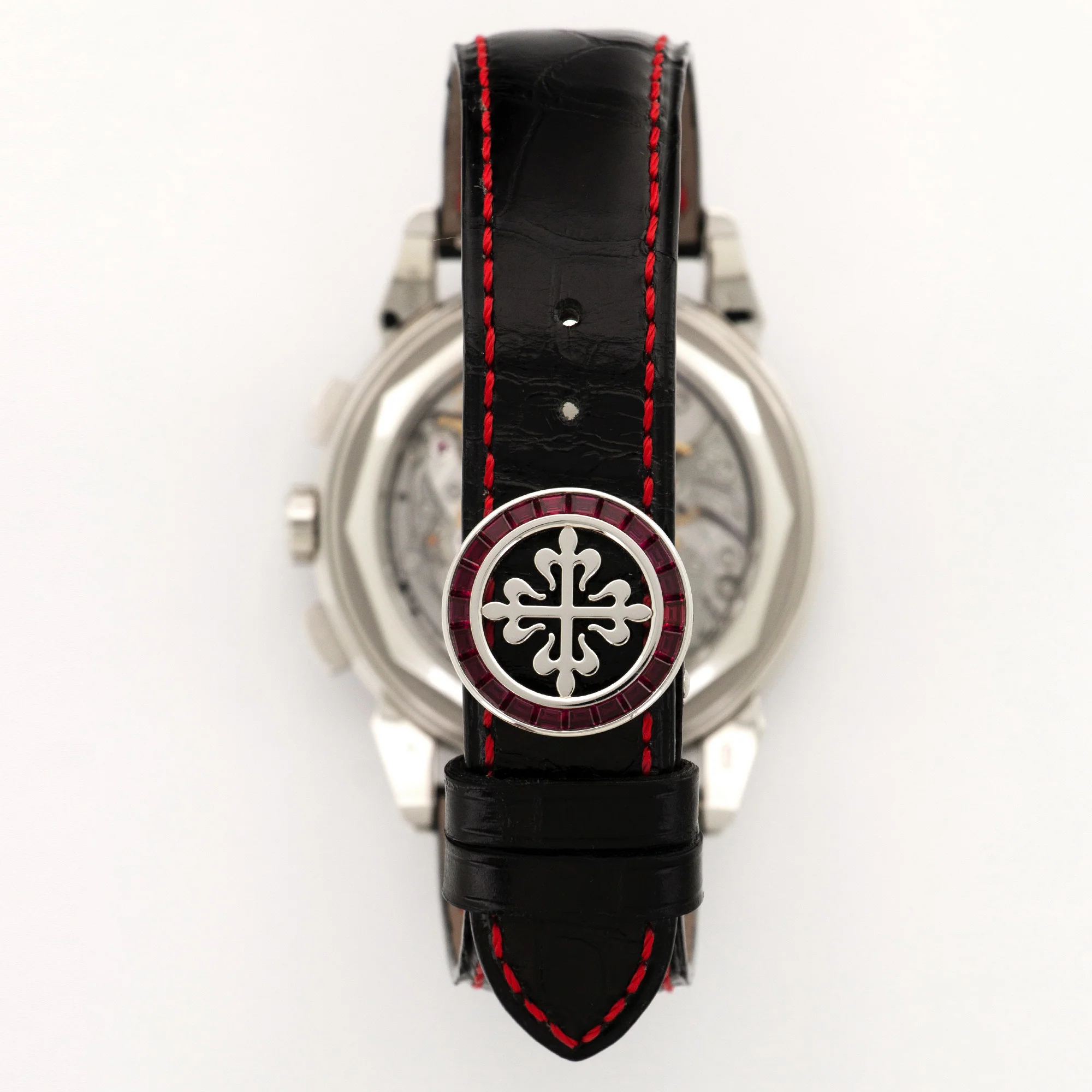 Patek Philippe Platinum Perpetual Calendar Chrono Ruby Watch Ref. 5271 - Image 5