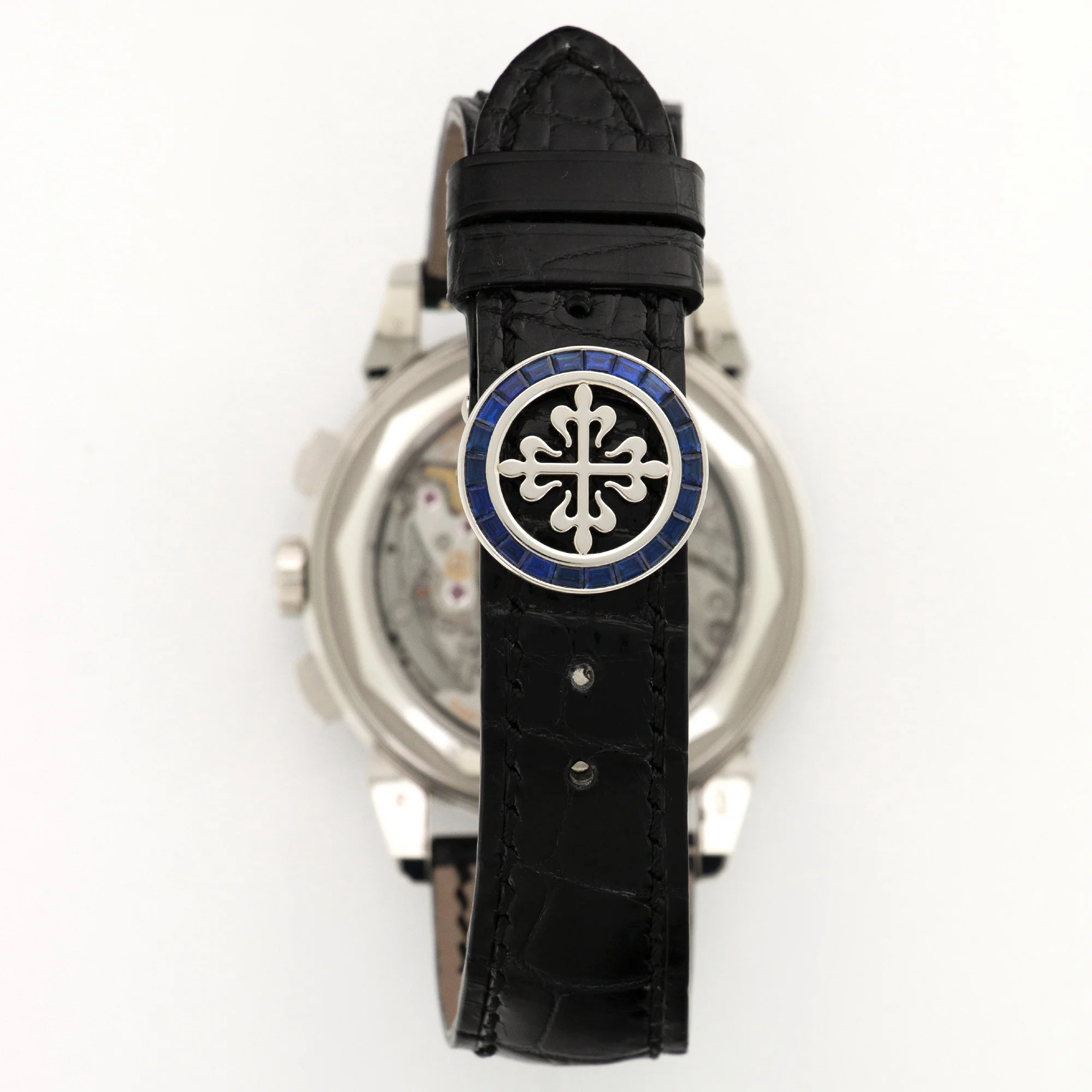 Patek Philippe Platinum Perpetual Calendar Chrono Sapphire Watch Ref. 5271 - Image 5