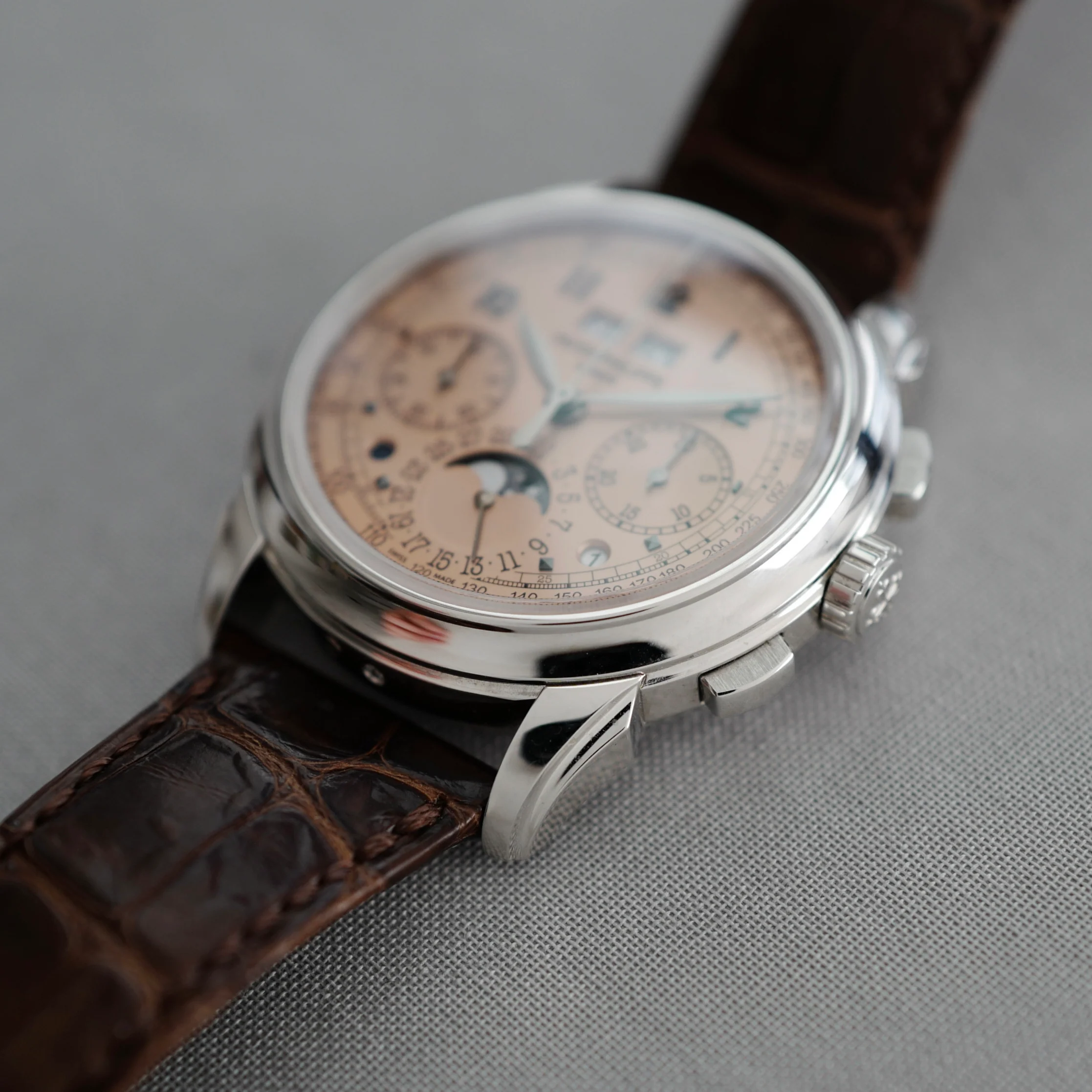 Patek Philippe Platinum Perpetual Calendar Chronograph, Ref. 5270P - Image 4