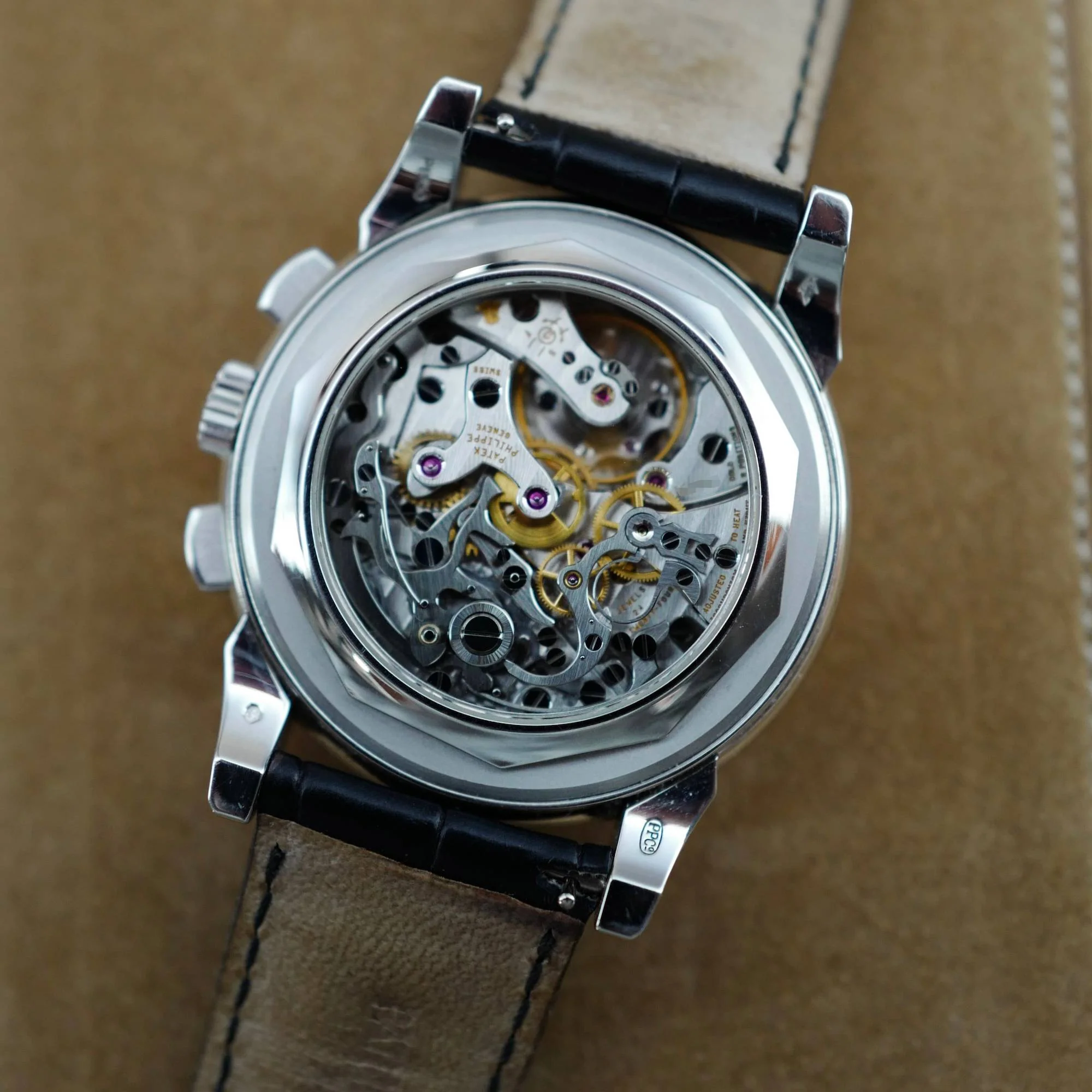 Patek Philippe Platinum Perpetual Calendar Chronograph Ref. 5970 - Image 6
