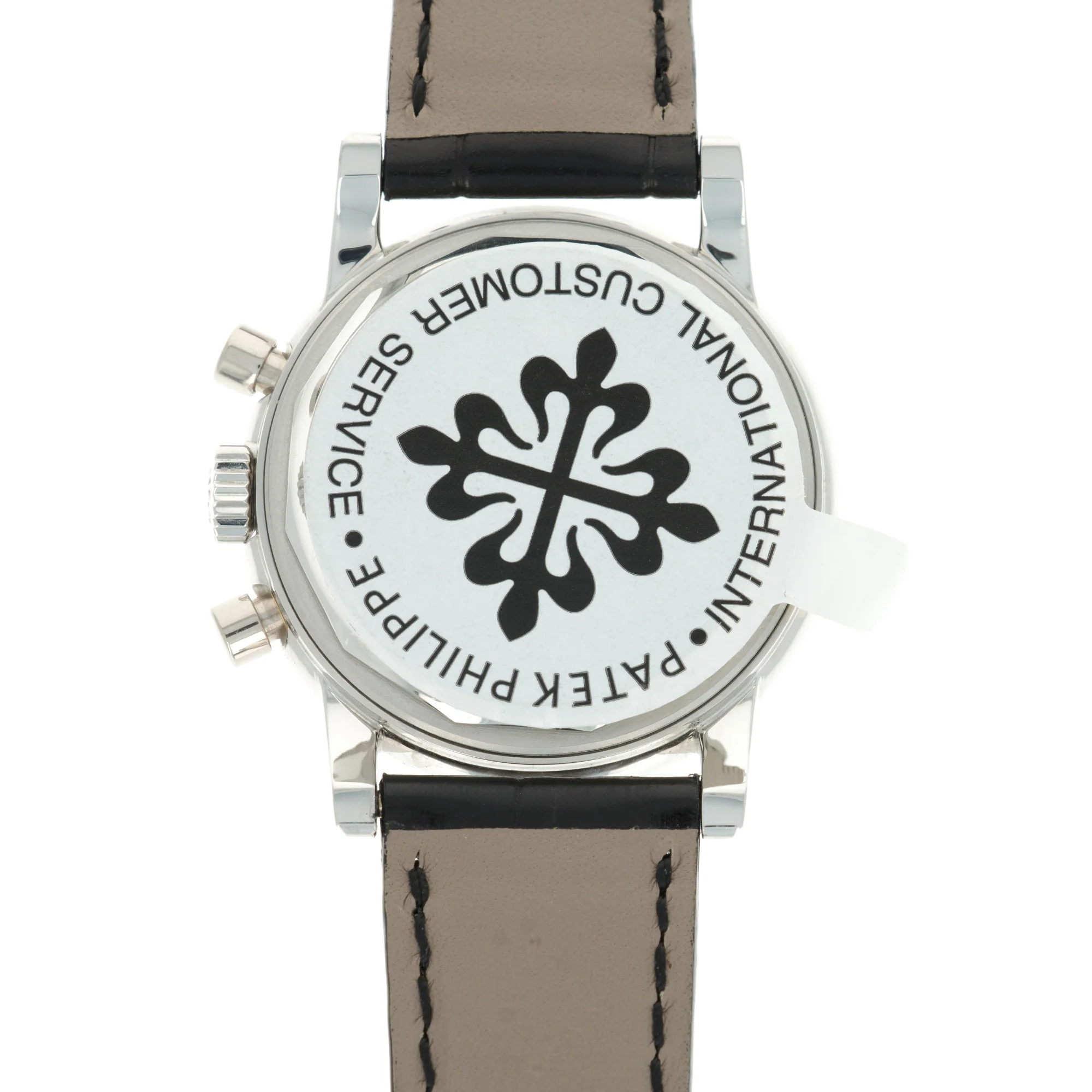 Patek Philippe Platinum Perpetual Calendar Chronograph Watch Ref. 3970 - Image 6