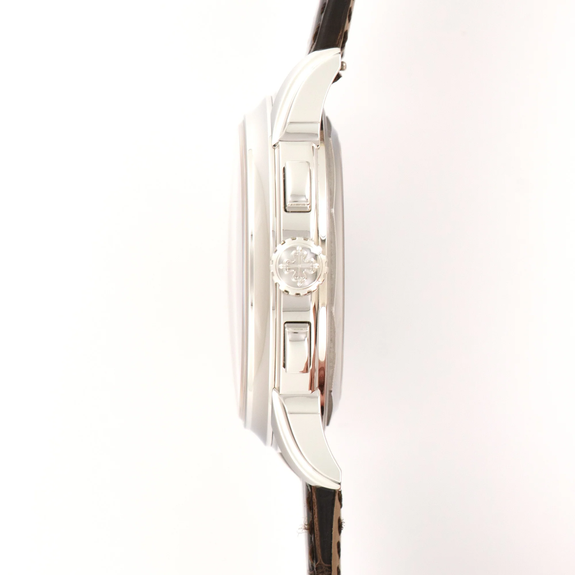 Patek Philippe Platinum Perpetual Calendar Chronograph Watch Ref. 5270 - Image 3