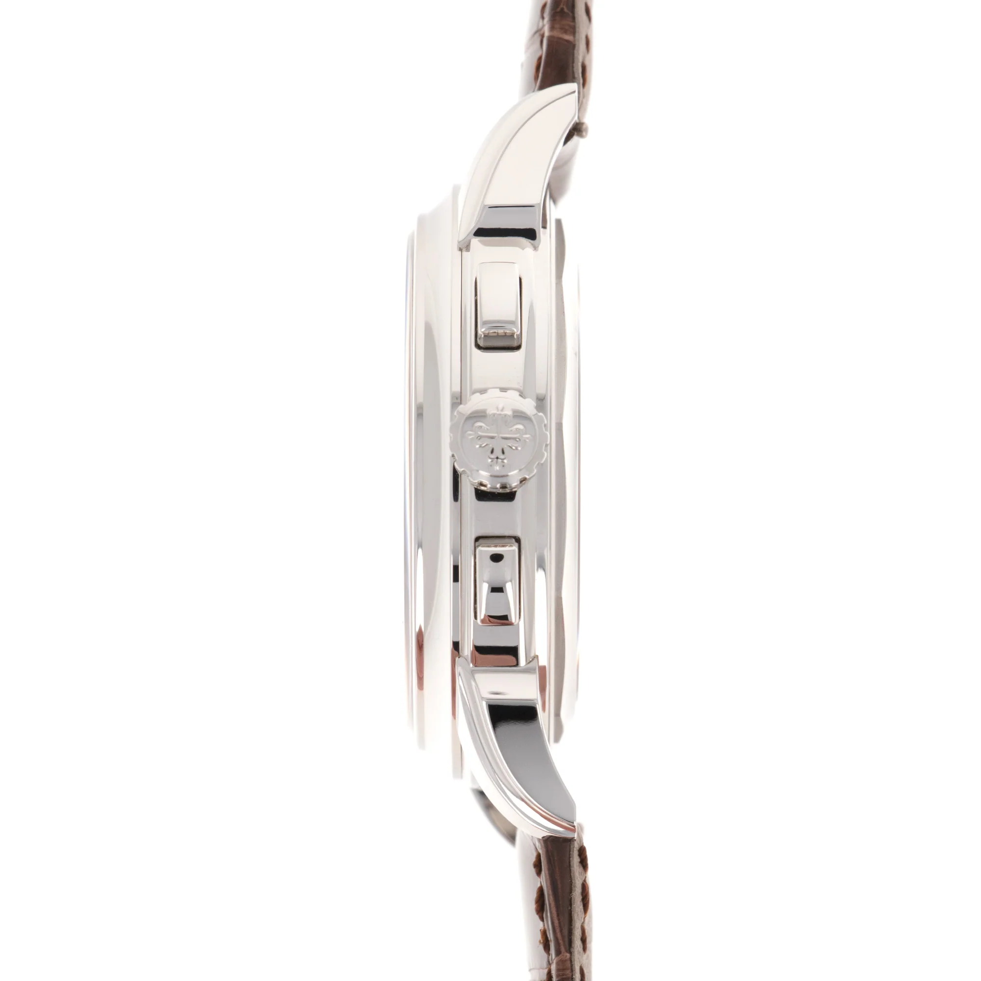 Patek Philippe Platinum Perpetual Calendar Chronograph Watch Ref. 5270 - Image 3