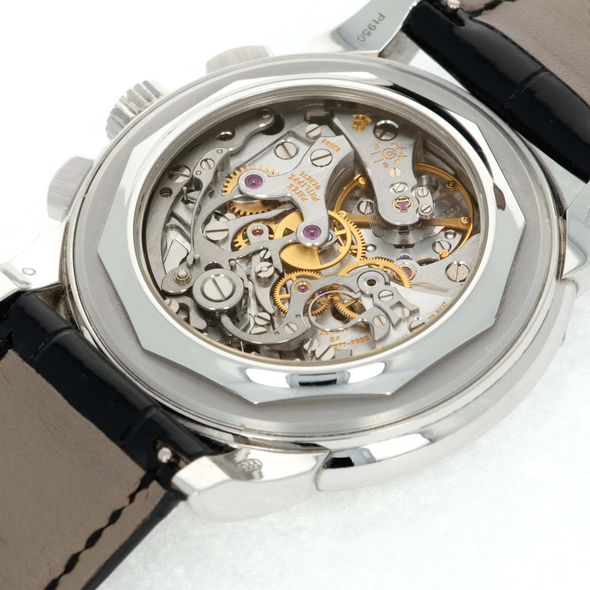 Patek Philippe Platinum Perpetual Calendar Chronograph Watch Ref. 5970 - Image 6