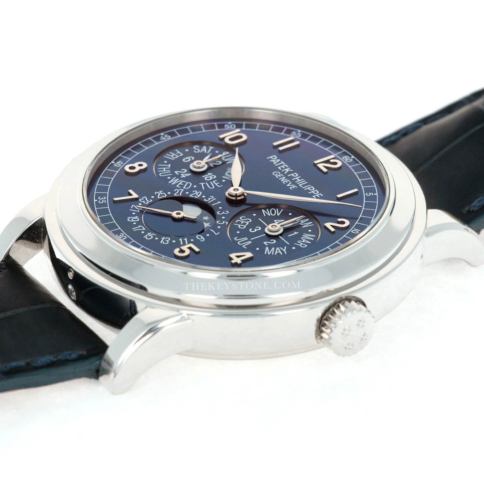 Patek Philippe Platinum Perpetual Calendar Minute Repeater Watch Ref. 5074, One of Only Two Known - Image 4